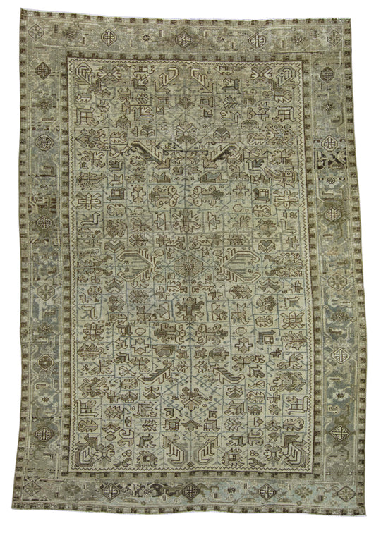 Turkish Vintage Rug 7'9" x 11'1" #16864