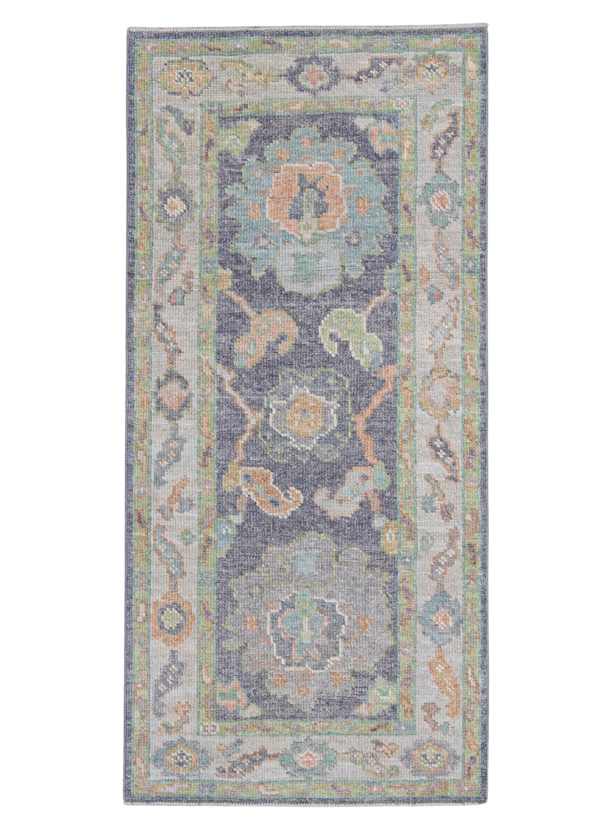 Turkish Oushak Rug 2'4" x 4'11" #16503