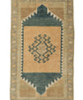 Turkish Mini Rug Oriental Hand Knotted Vintage Rug 1'7" x 2'7" #21262