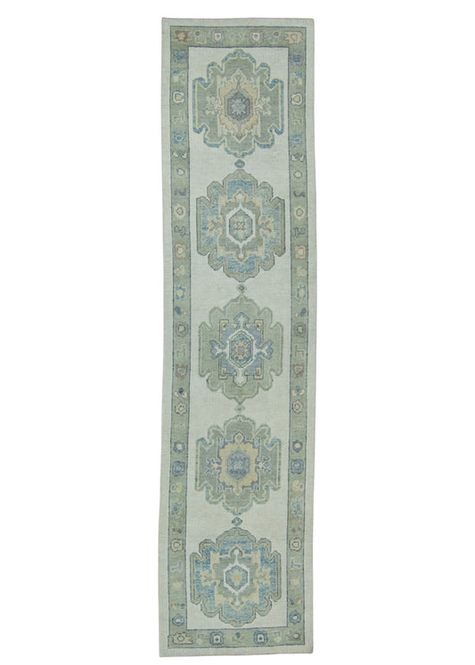 Turkish Oushak Rug 2'11" x 12'1" #19133