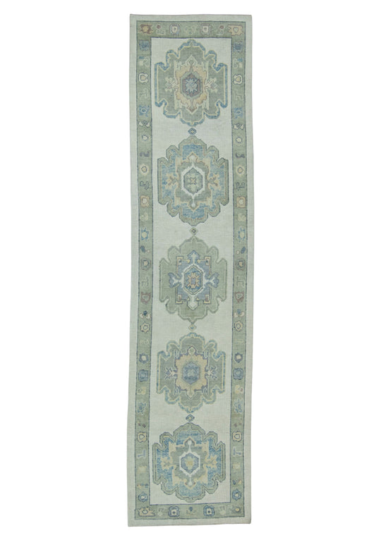 Turkish Oushak Rug 2'11" x 12'1" #19133