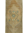 Turkish Mini Rug Oriental Hand Knotted Vintage Rug 1'5" x 3'1" #20767