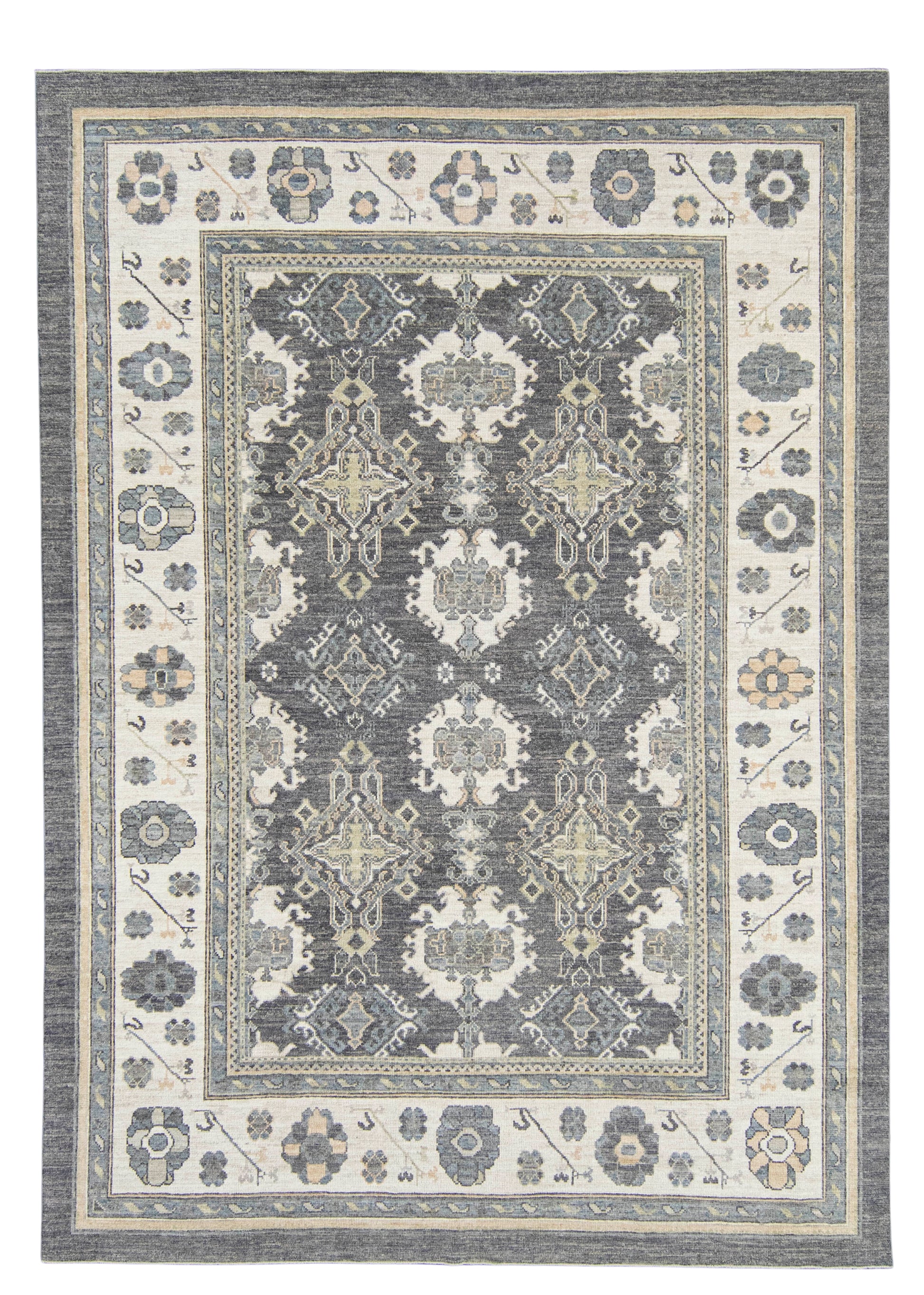 Turkish Oushak Rug 9'1" x 12'8" #20268