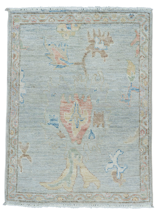 Oushak Rug 2'1" x 2'10" #17141