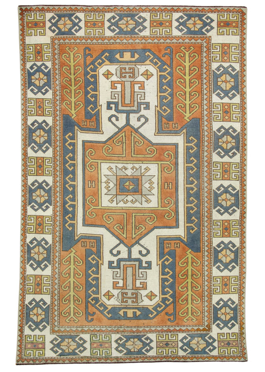 Turkish Vintage Rug 4'10" x 7'8" #20584