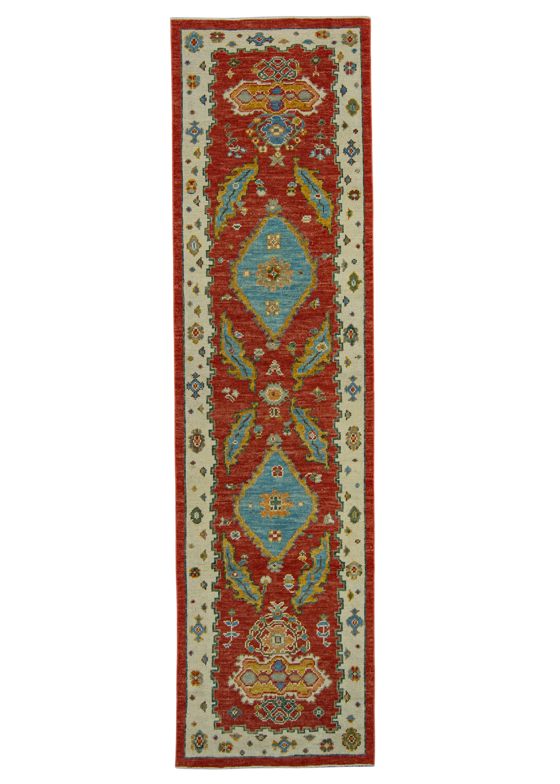 Turkish Oushak Rug 2'8" x 10' #19084