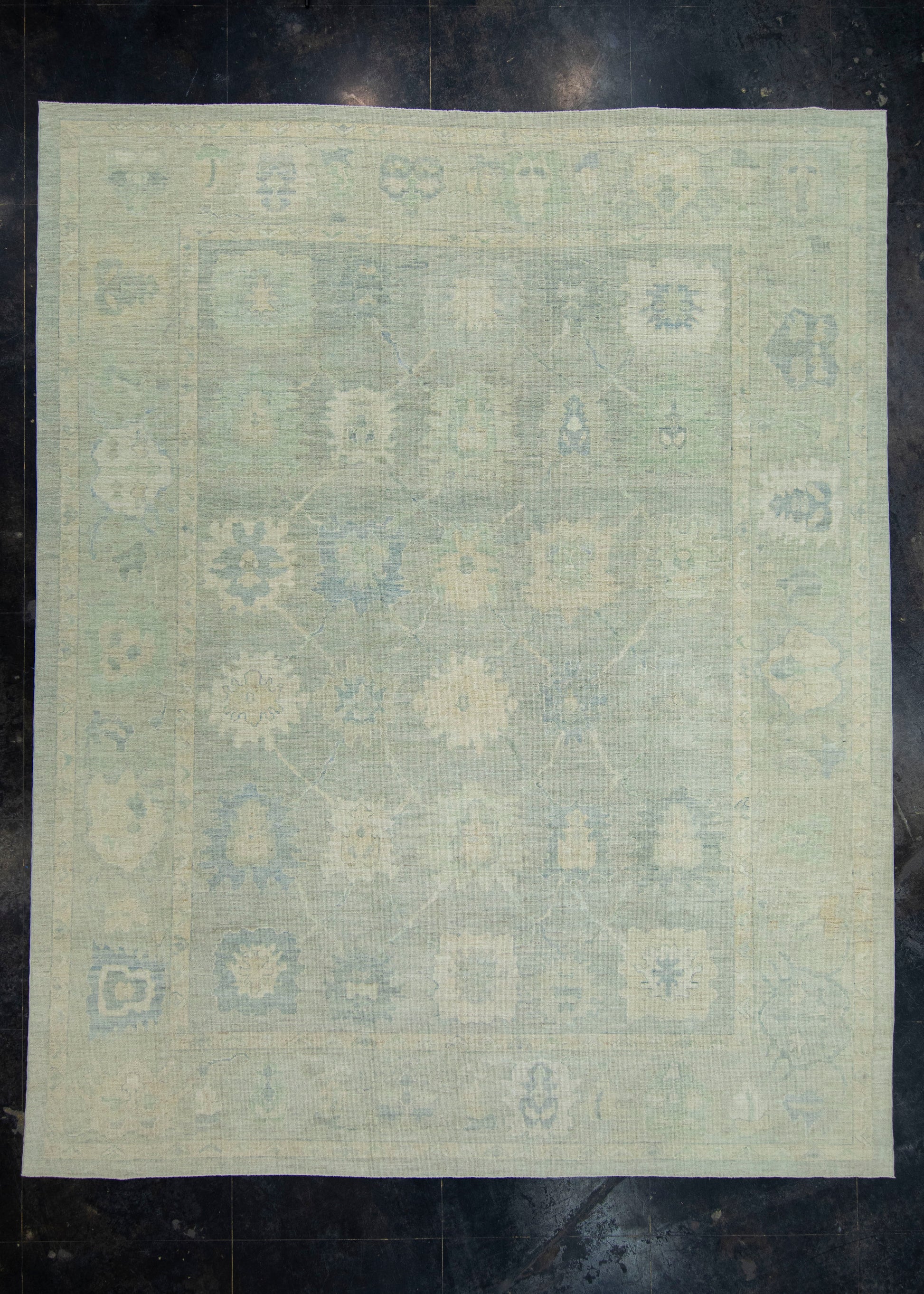 Turkish Oushak Rug 12'5" x 15'6" #18512