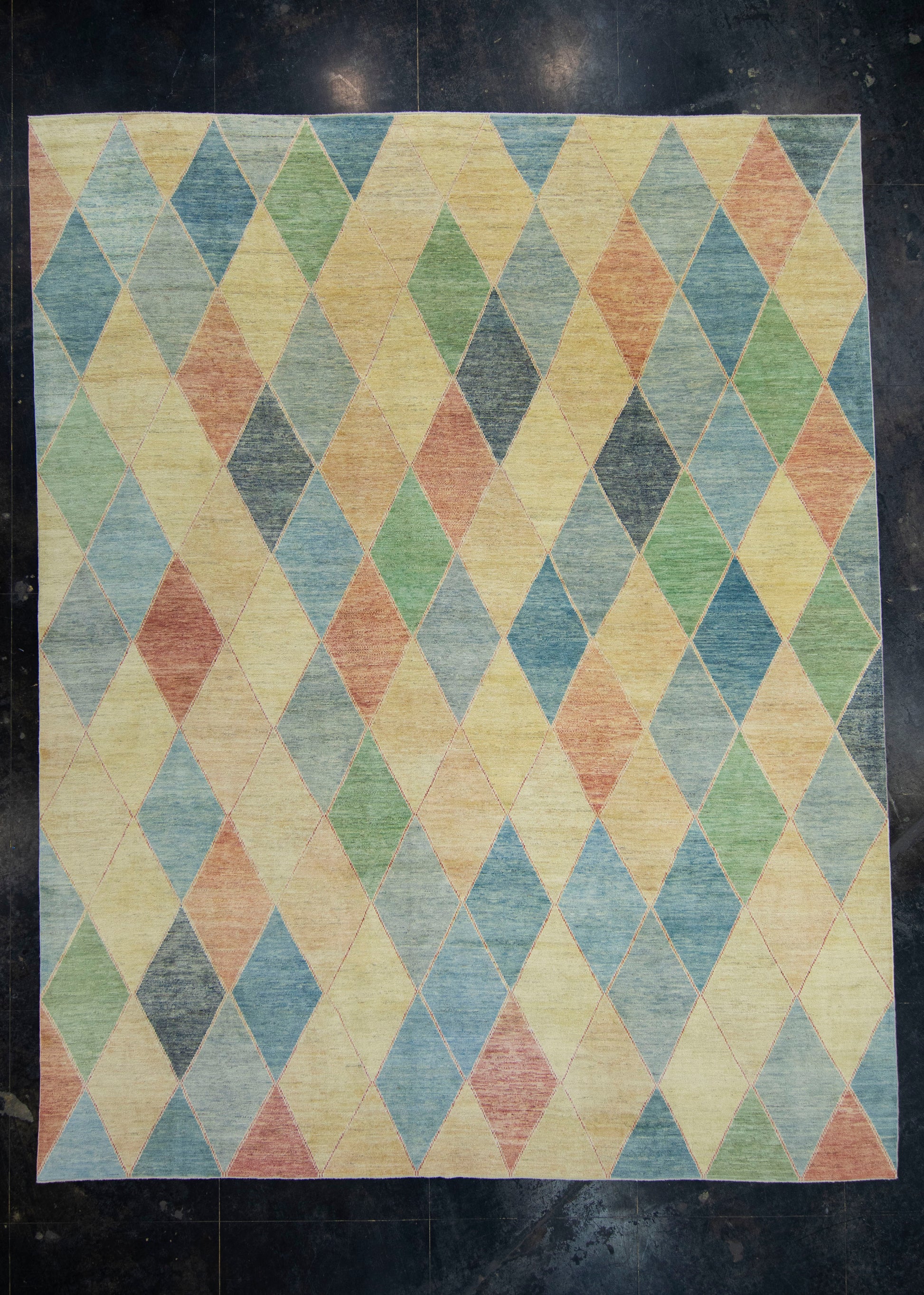 Turkish Oushak Rug 12'4" x 15'5" #18524