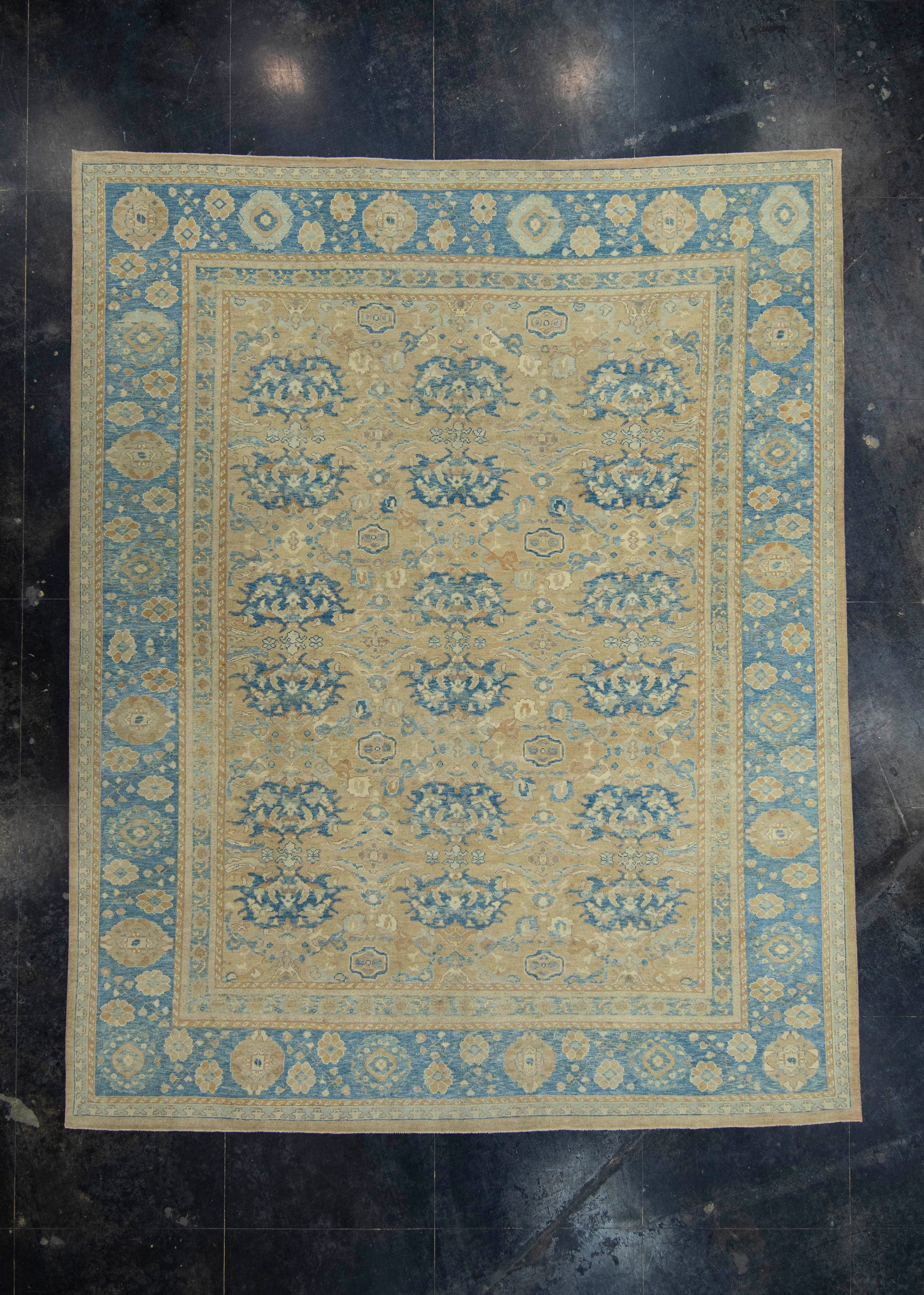 Turkish Oushak Rug 11'5" x 14'1" #18509