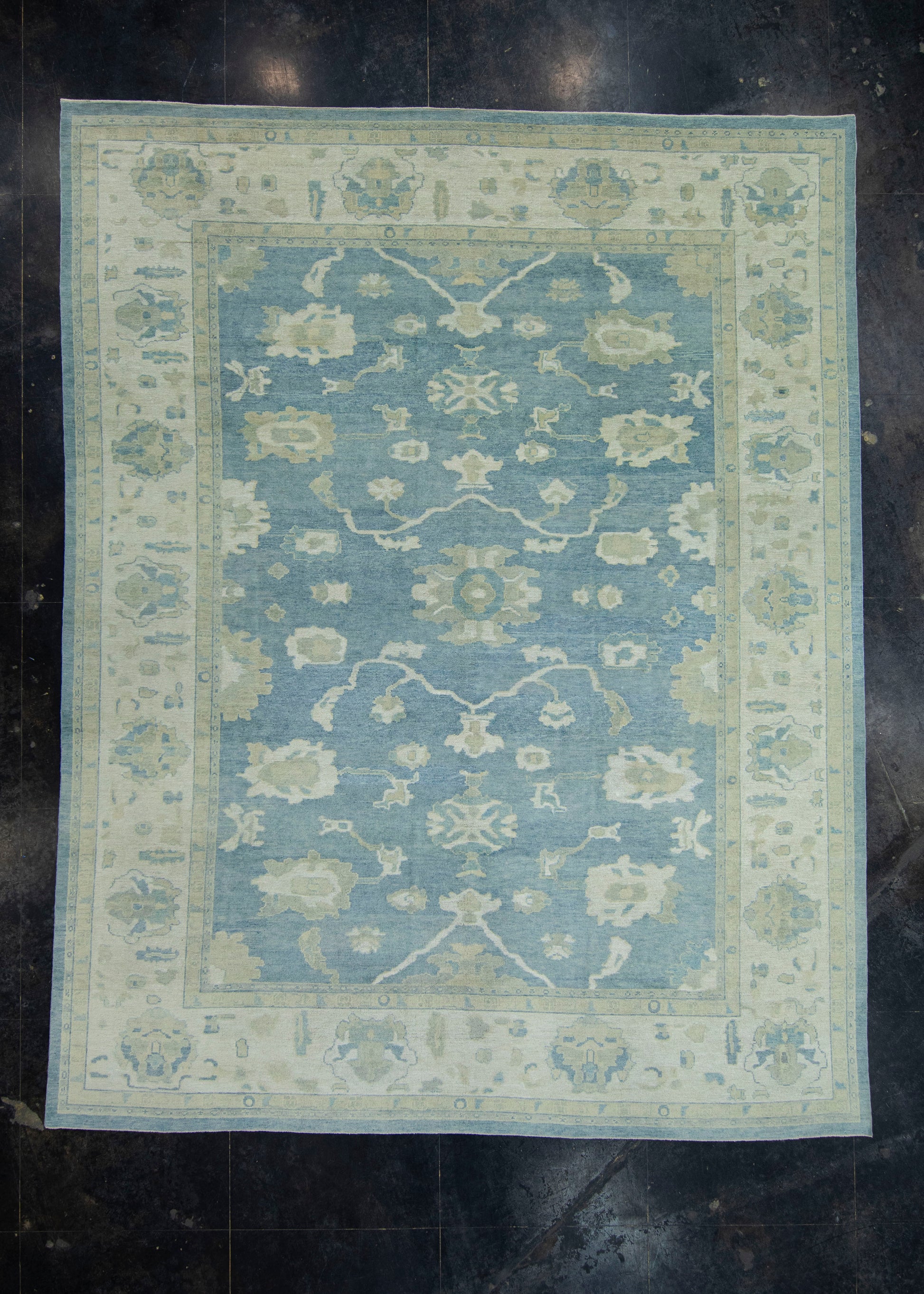 Turkish Oushak Rug 11'8" x 14'11" #18516
