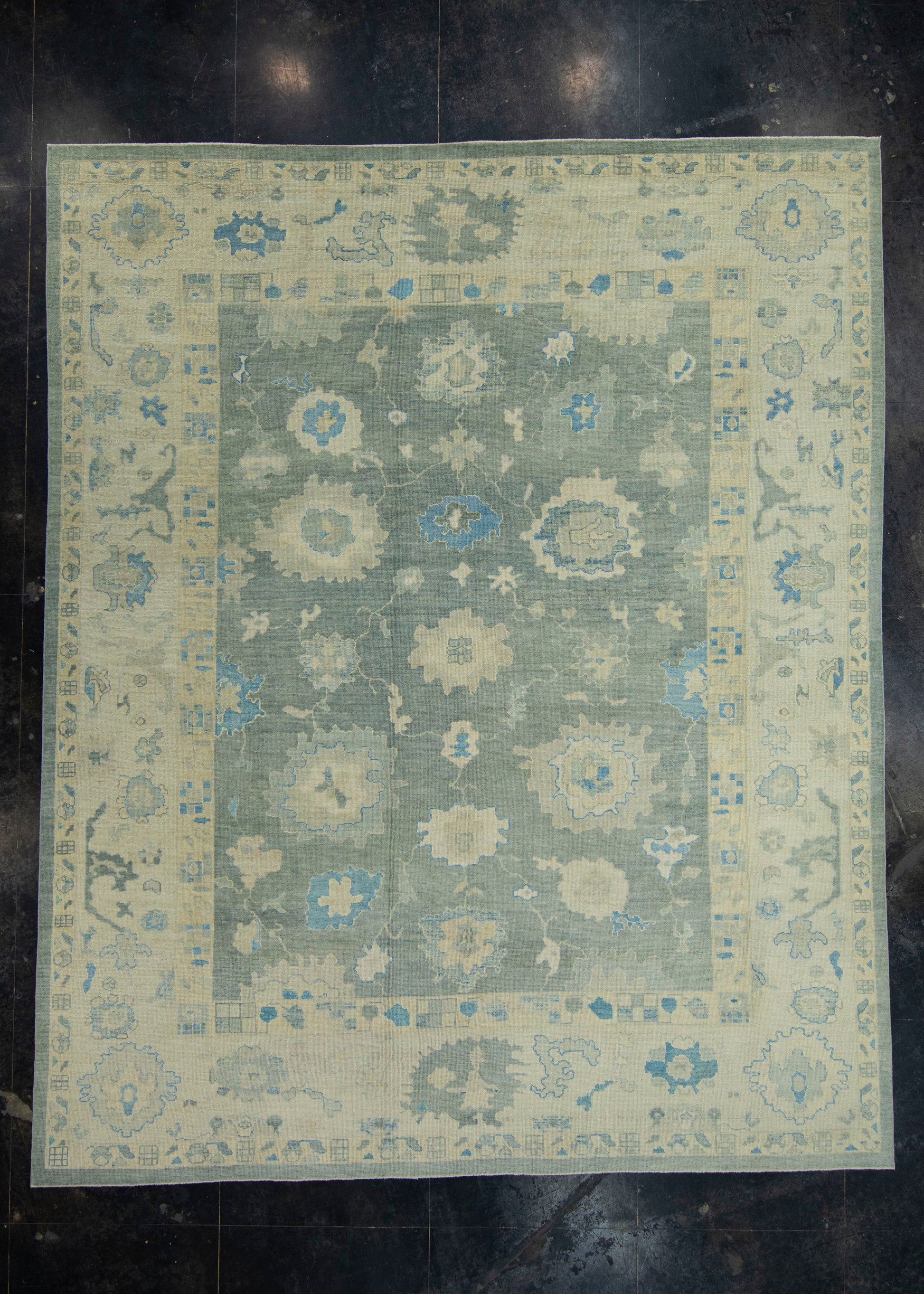 Turkish Oushak Rug 12'3" x 15' #18513
