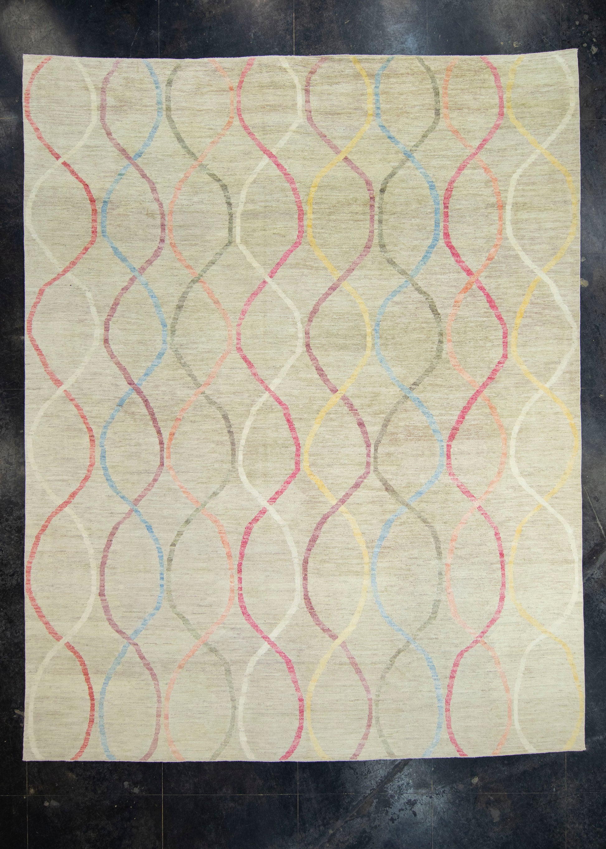 Turkish Oushak Rug 12'5" x 15'7" #18592