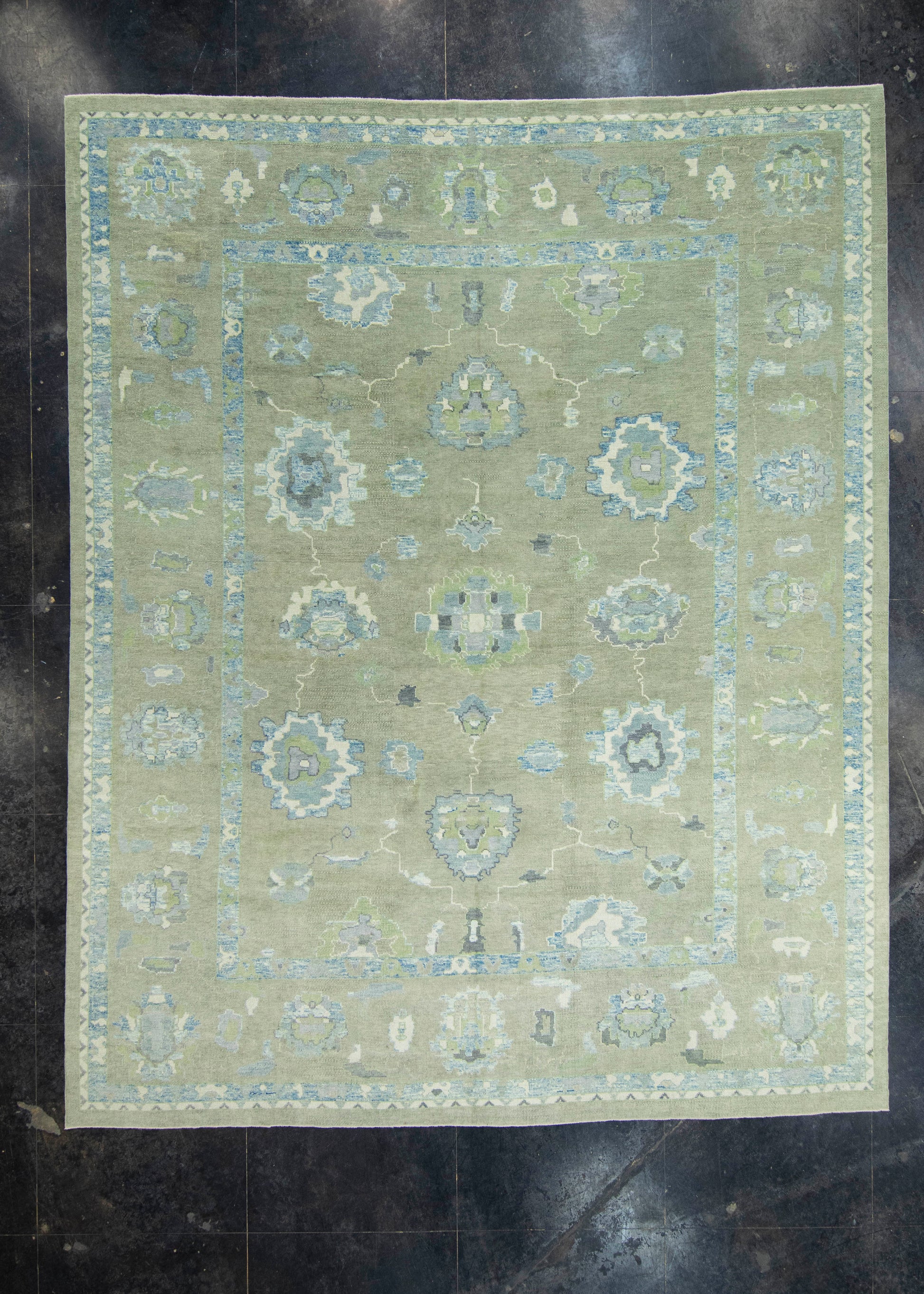 Turkish Oushak Rug 11'9" x 14'8" #18070