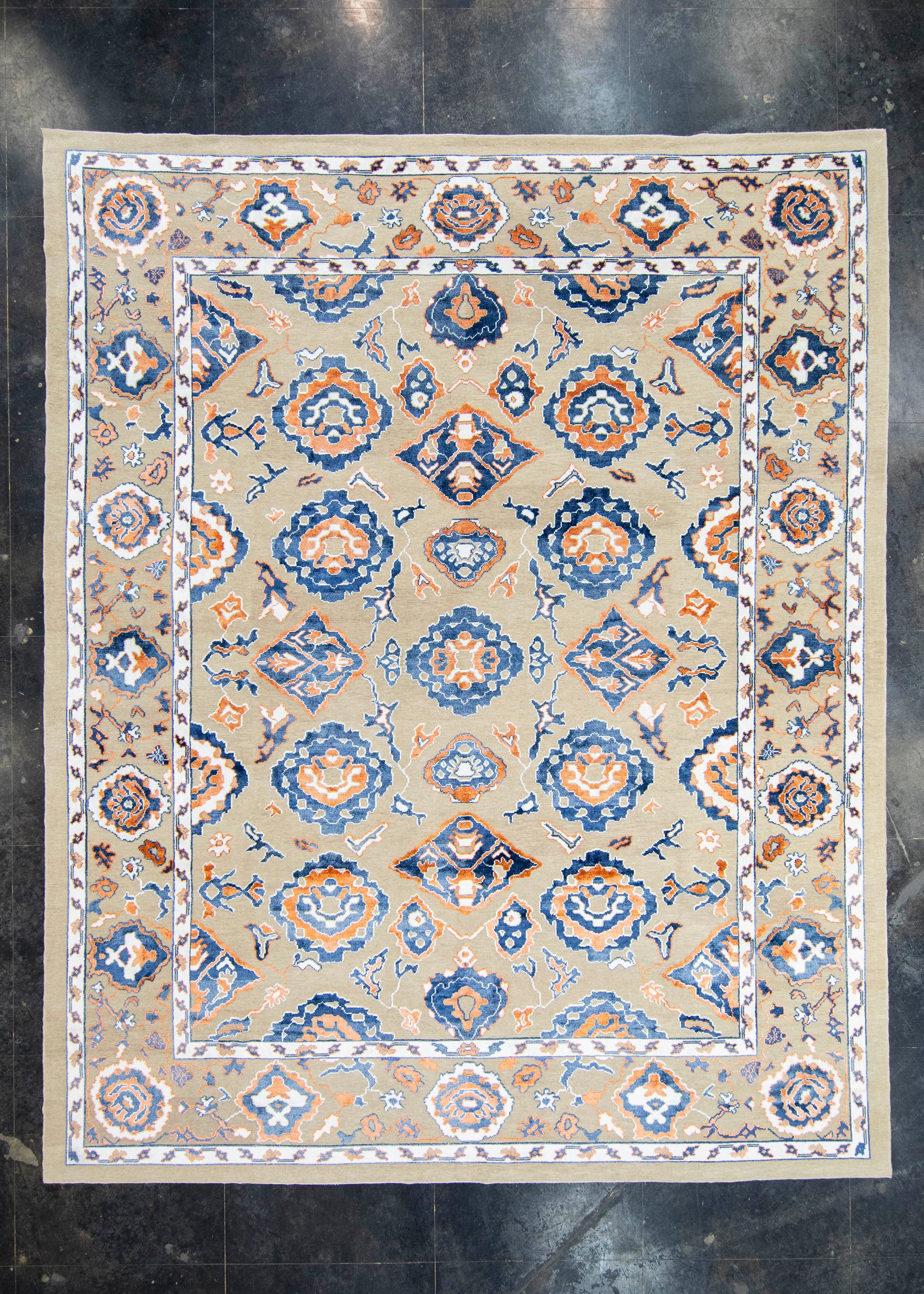 Turkish Oushak Rug 12'1" x 15' #18577