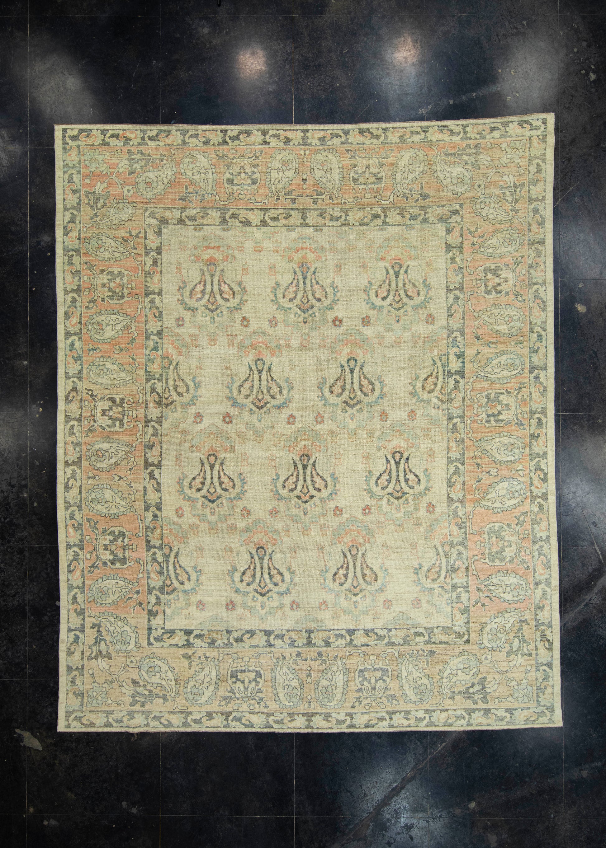 Turkish Oushak Rug 11'2" x 13'8" #18615