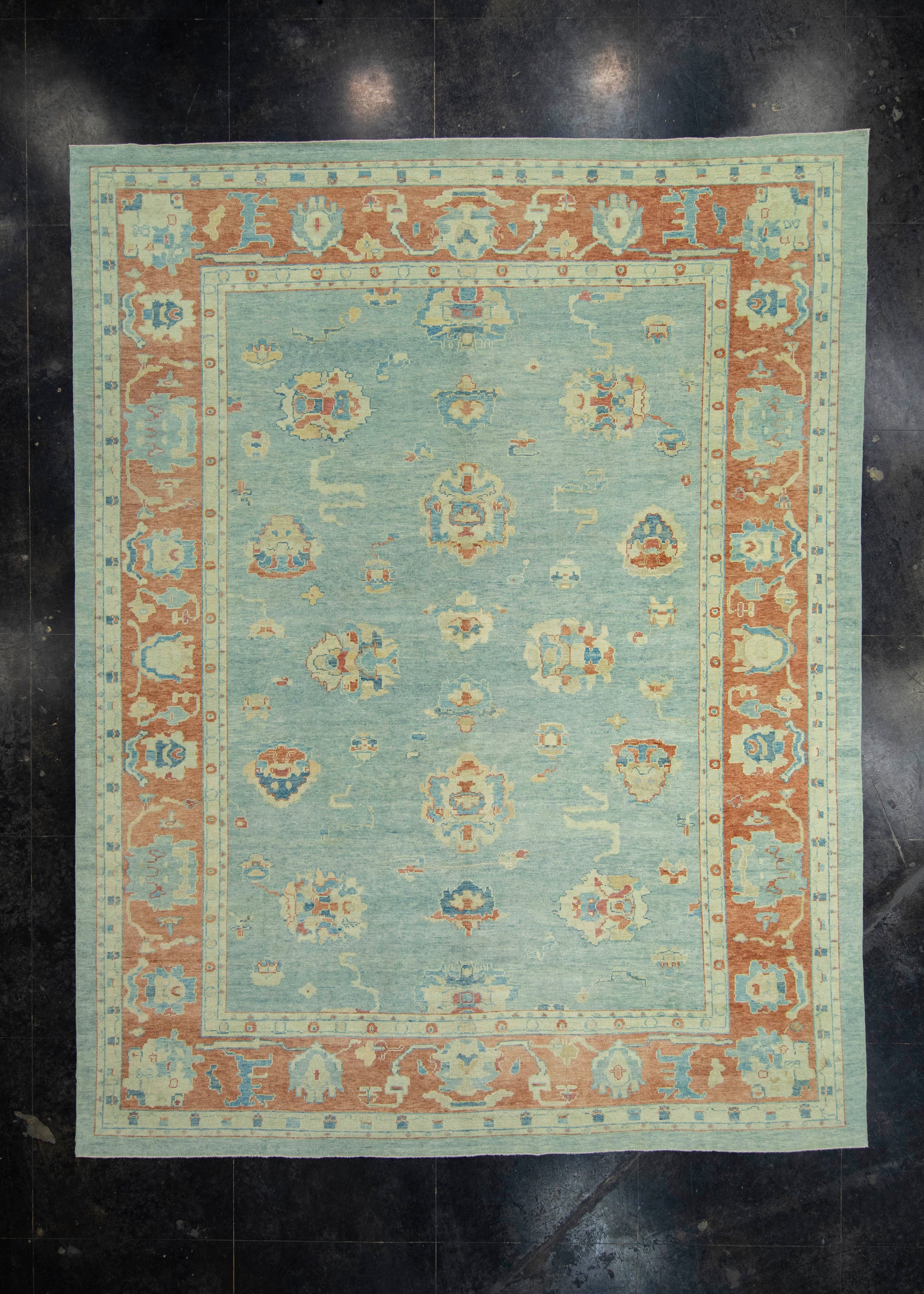 Turkish Oushak Rug 11'7" x 14'10" #18595