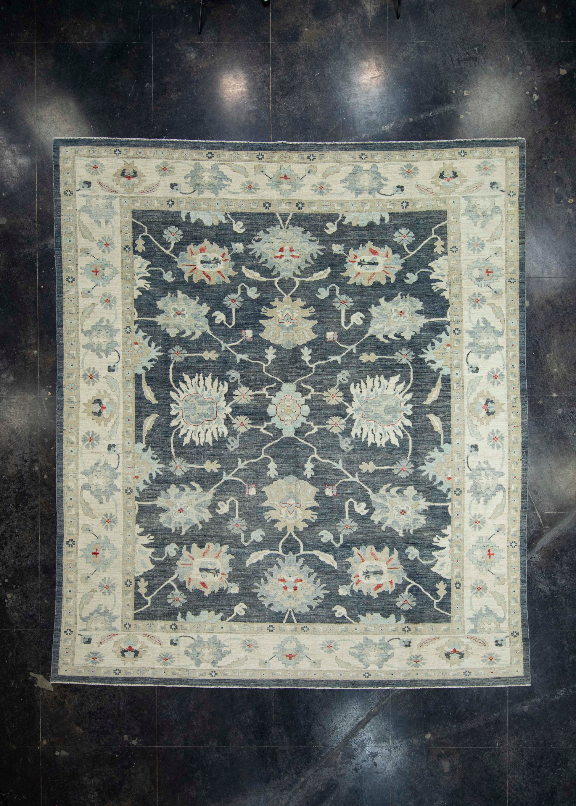 Oushak Rug 12'1" x 13'11" #17650