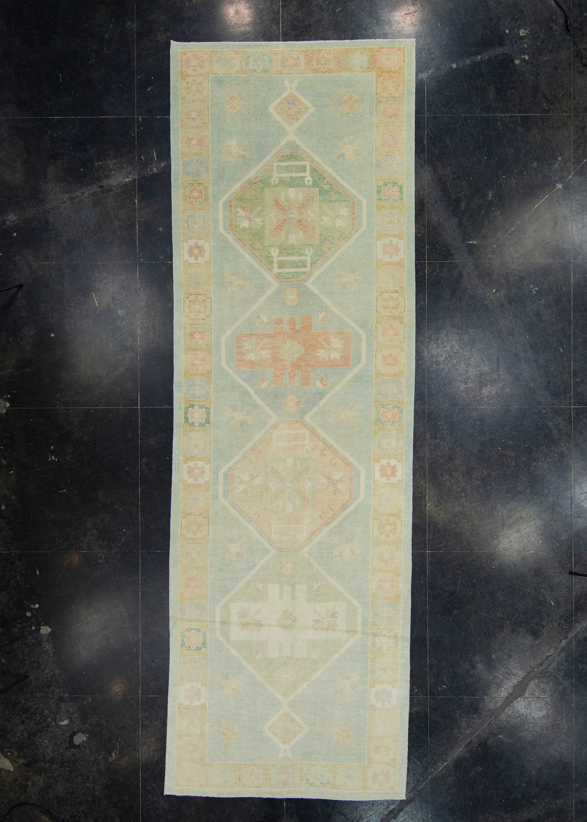 Turkish Oushak Runner Rug 5' x 15'7" #18055