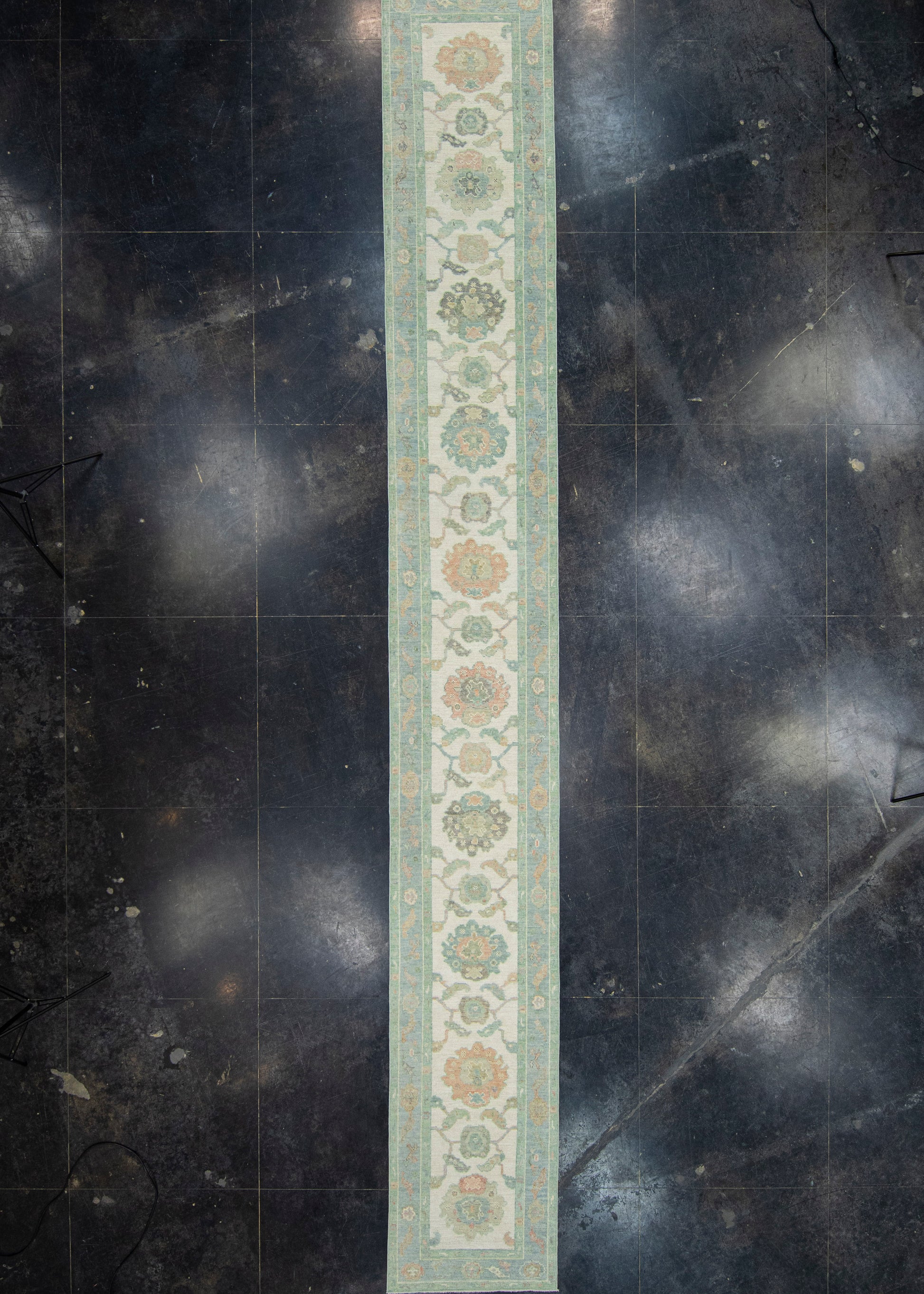 Turkish Oushak Runner Rug 2'8" x 20'6" #17495