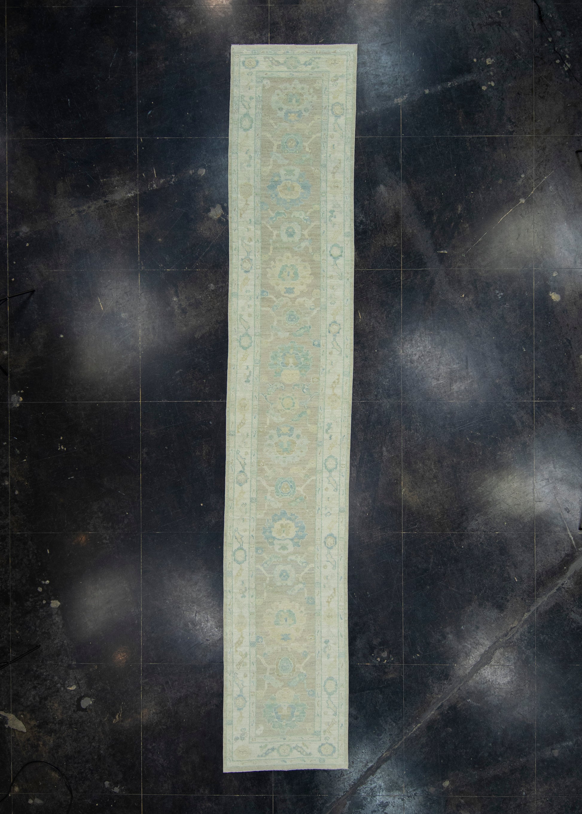 Turkish Oushak Runner Rug 2'10" x 16'6" #17559
