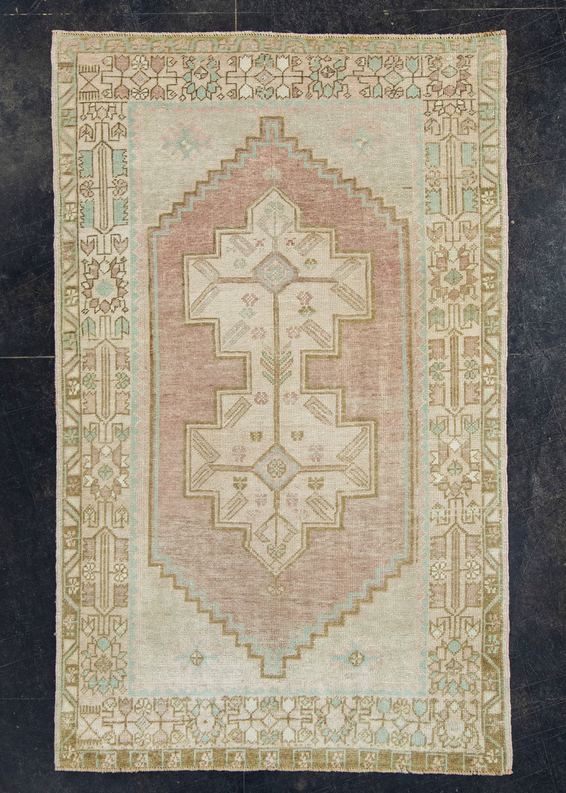 Turkish Vintage Anatolian Rug 4' x 6'5" #17115