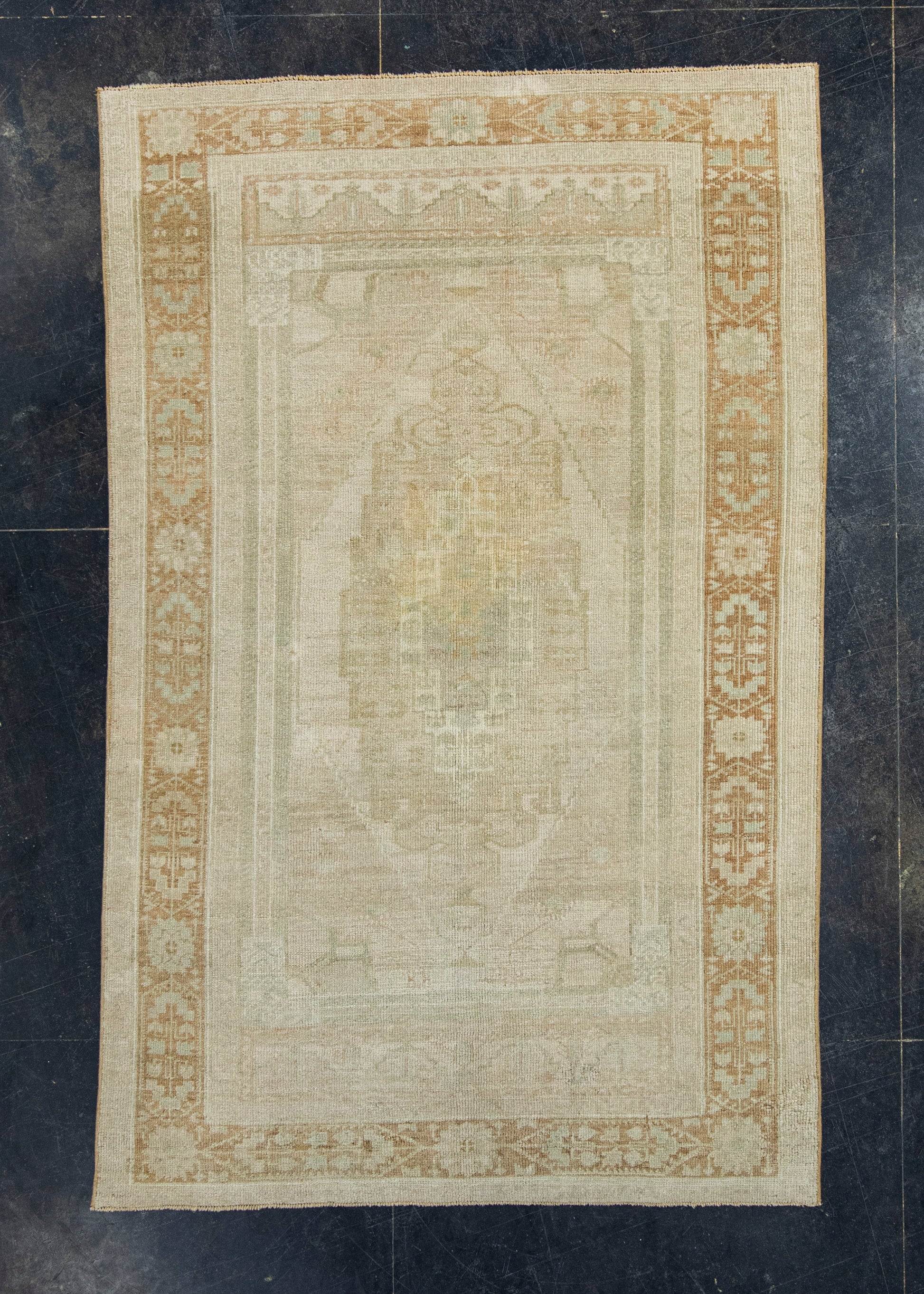 Turkish Vintage Anatolian Rug 4'2" x 6'7" #17580