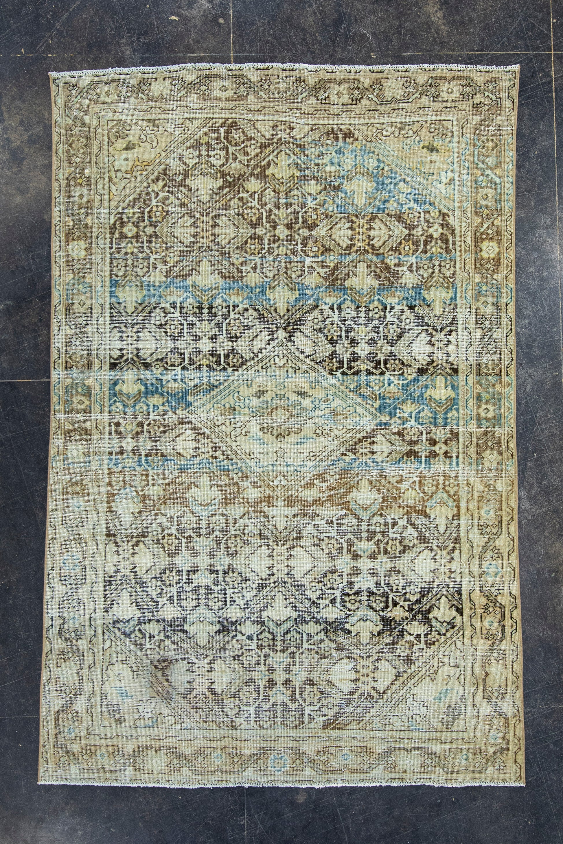 Turkish Vintage Rug 4'3" x 6'7" #17803