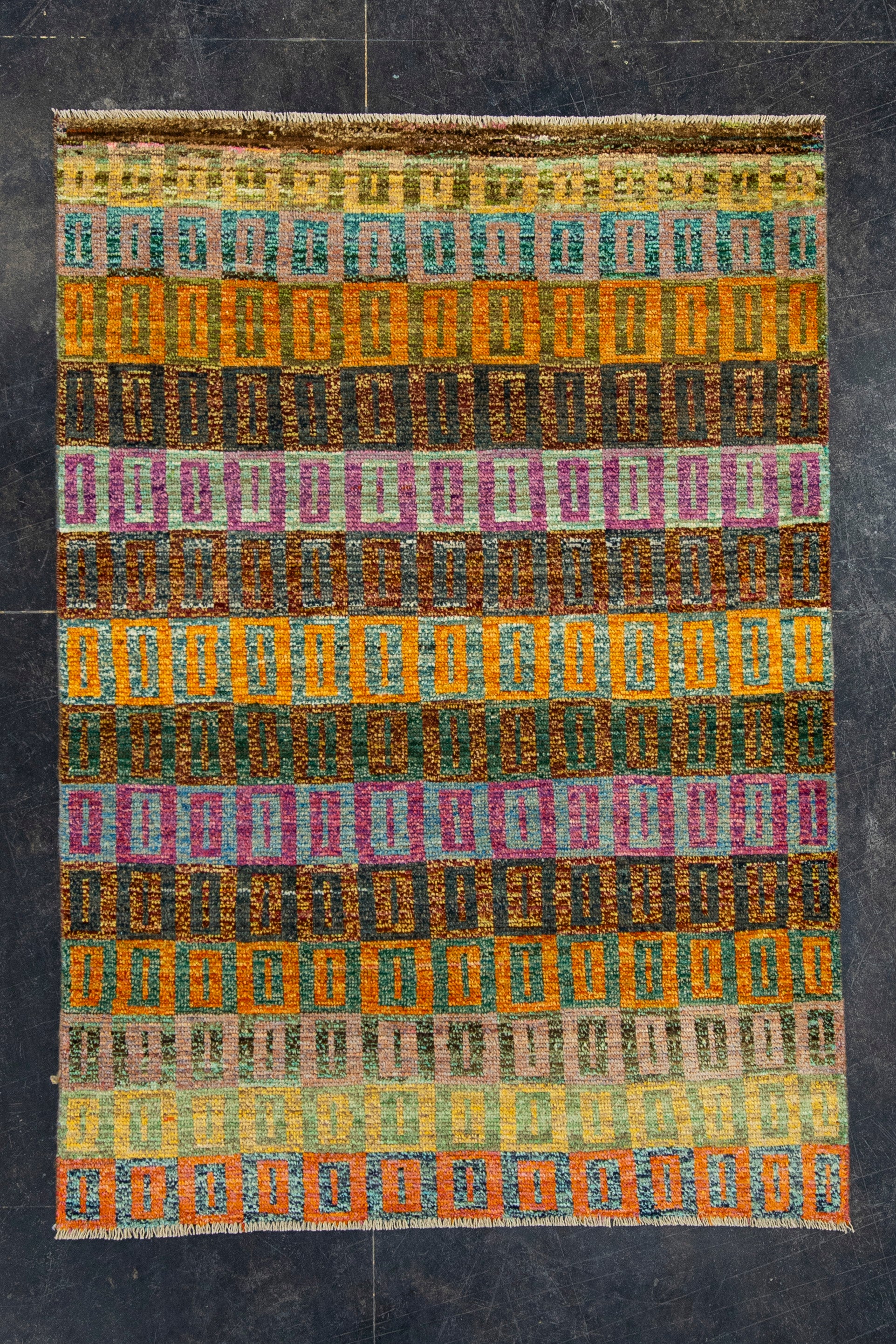 Turkish Modern Handmade Rug 4' x 5'8" #17458