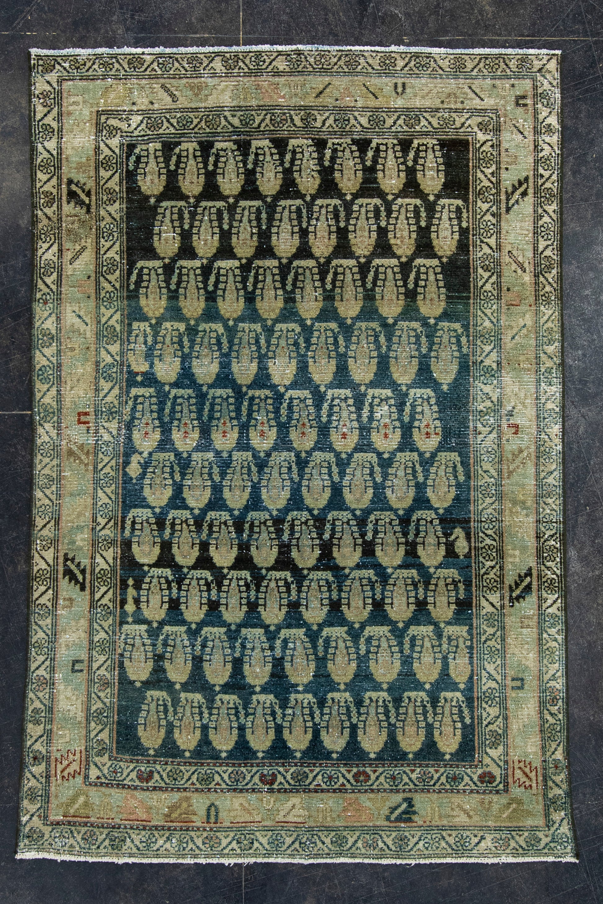 Turkish Vintage Rug 4'3" x 6'4" #17804