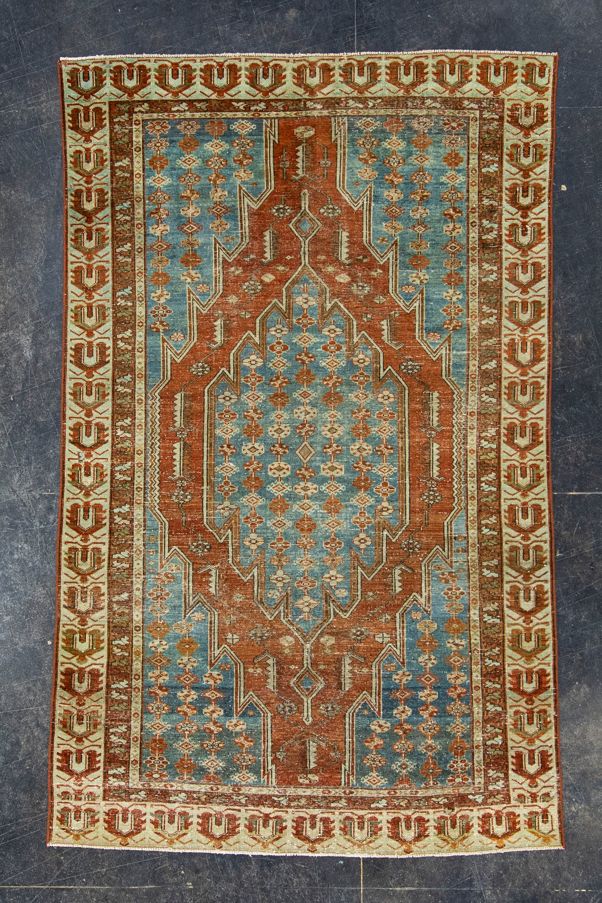 Turkish Vintage Rug 3'10" x 6'2" #17906