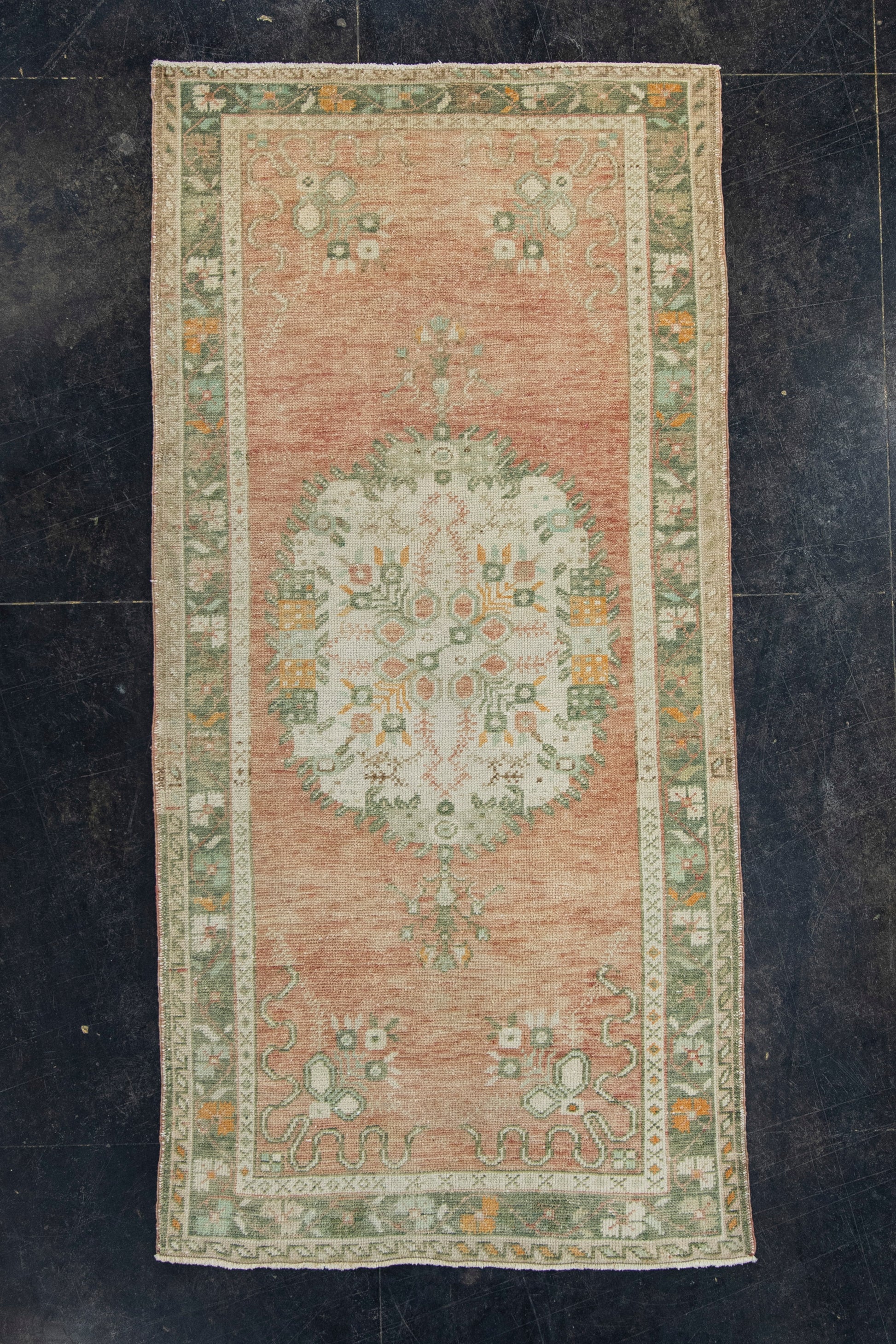 Turkish Vintage Rug 3'3" x 6'9" #17707