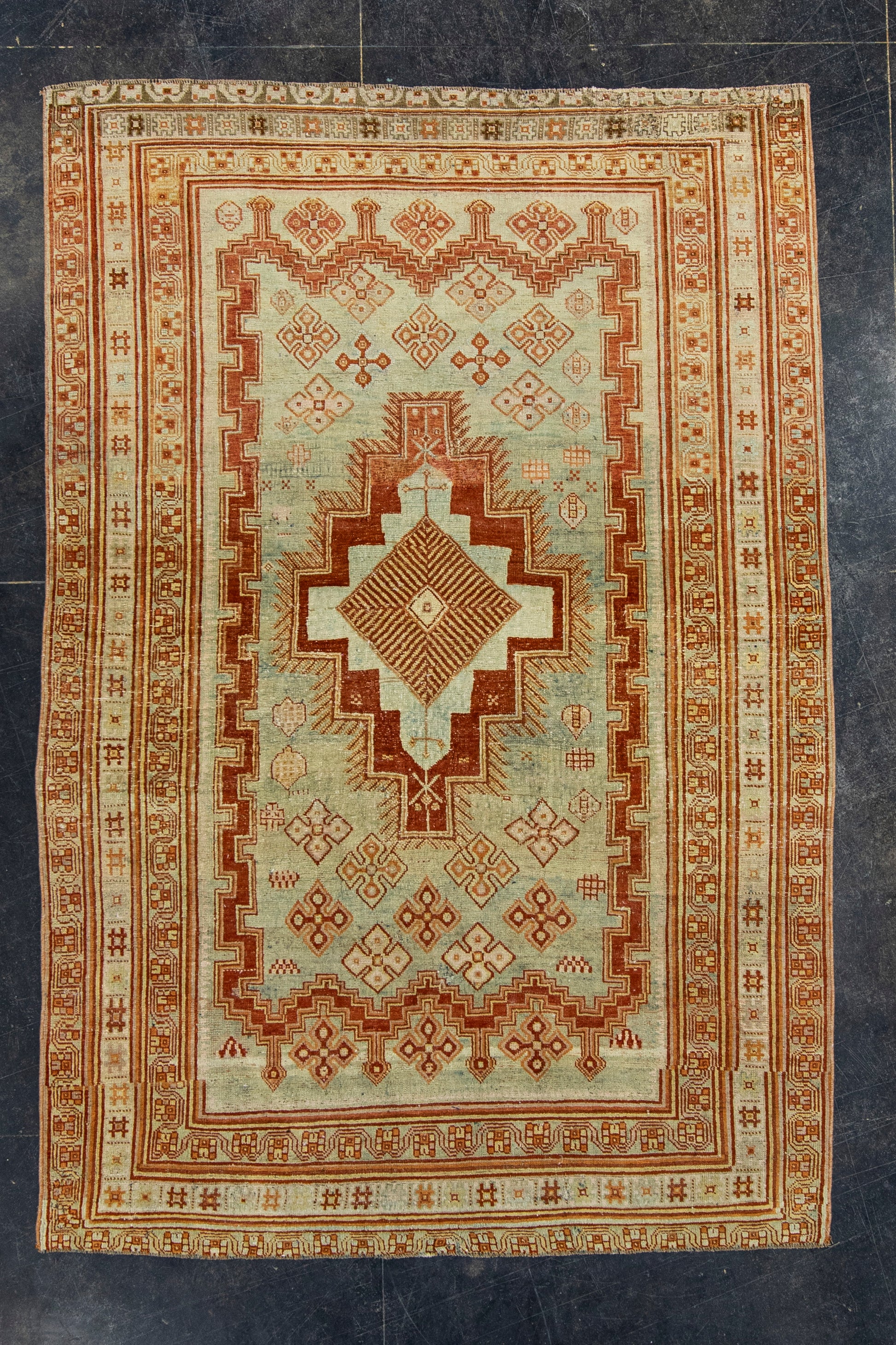 Turkish Vintage Rug 4'4" x 6'5" #17513