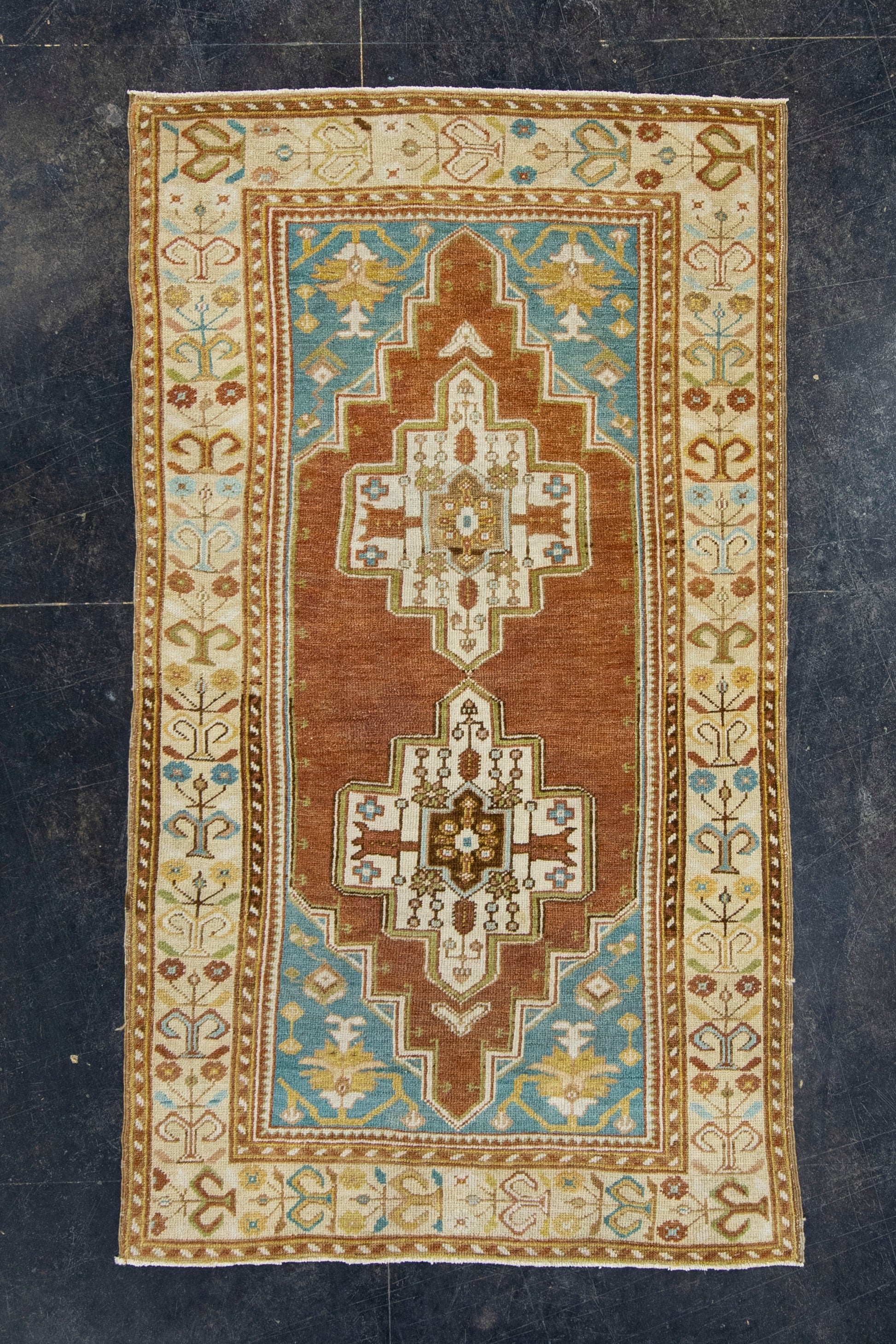 Turkish Vintage Rug 3'6" x 6'3" #17953