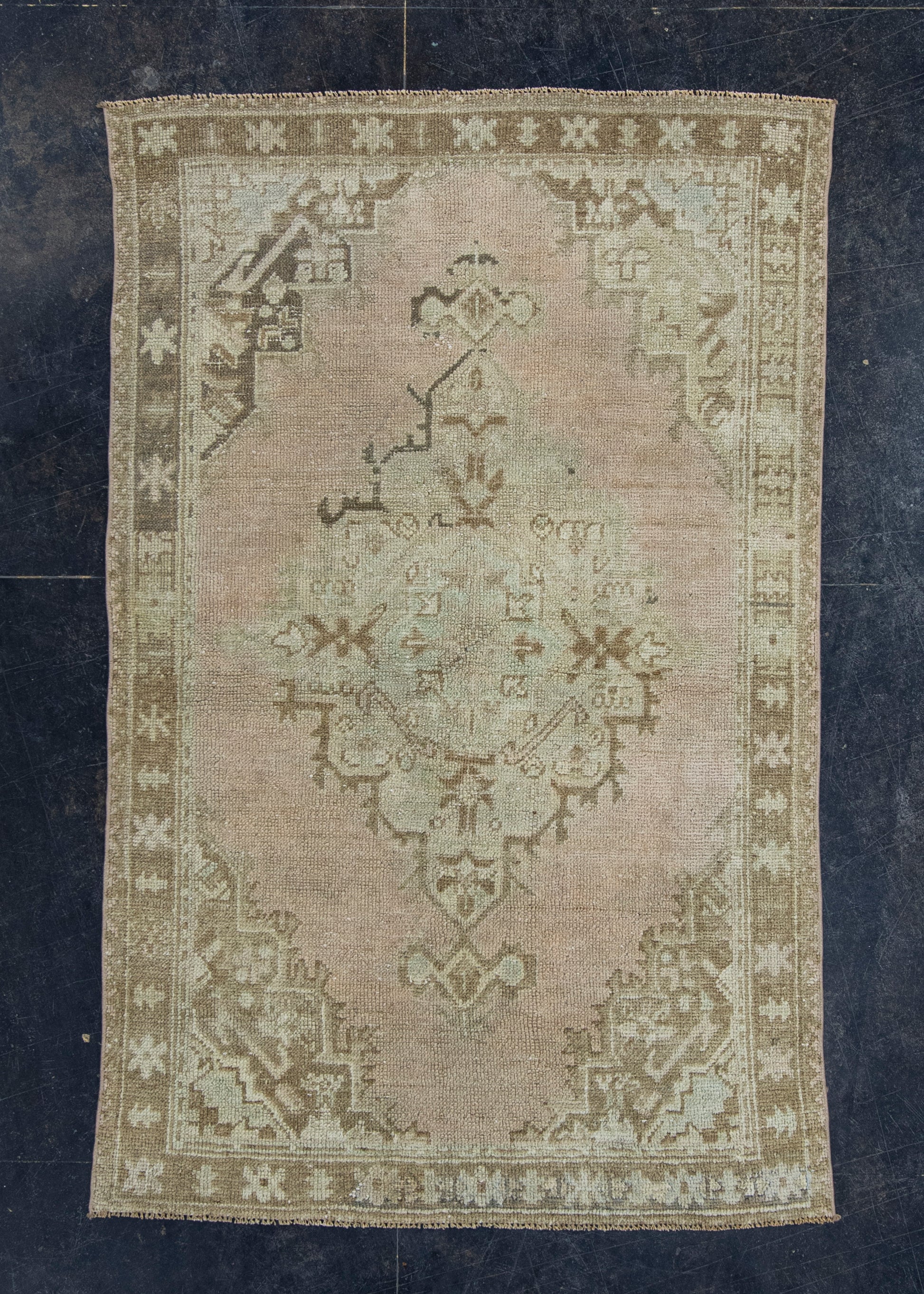 Turkish Vintage Rug 3'8" x 5'10" #17110