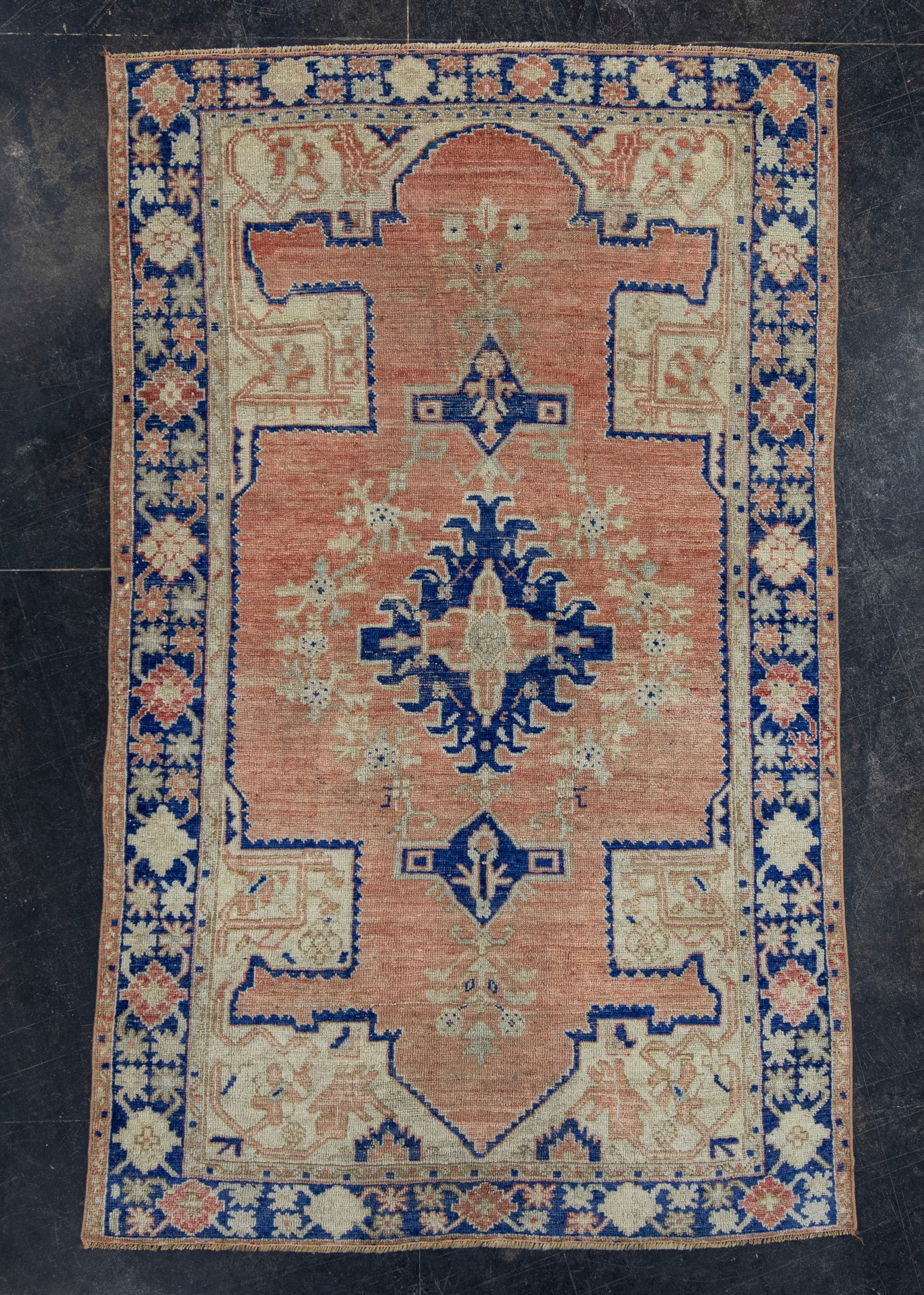 Turkish Vintage Rug 4'1" x 6'8" #17117