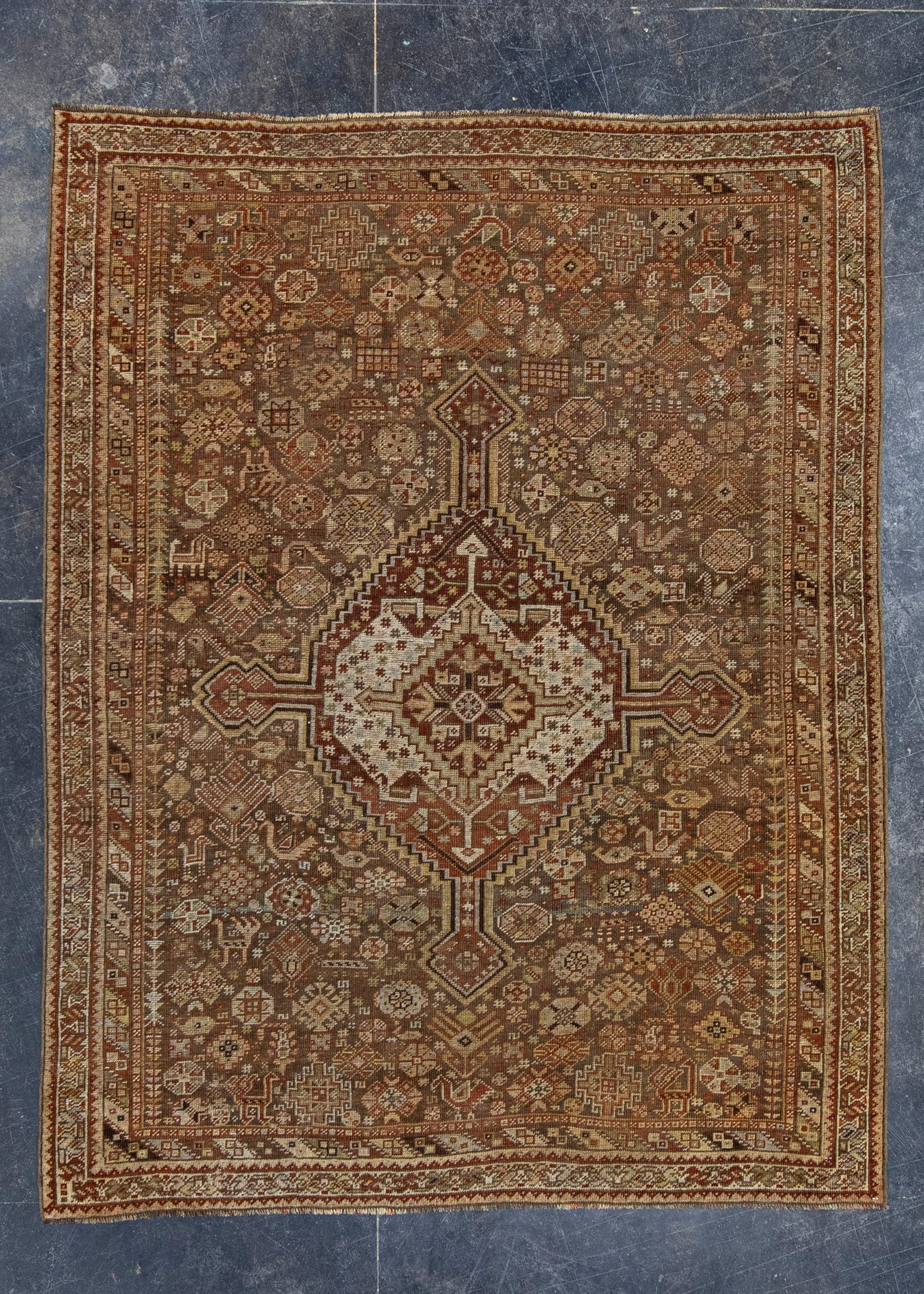 Turkish Anatolian Rug 4'3" x 5'6" #18060