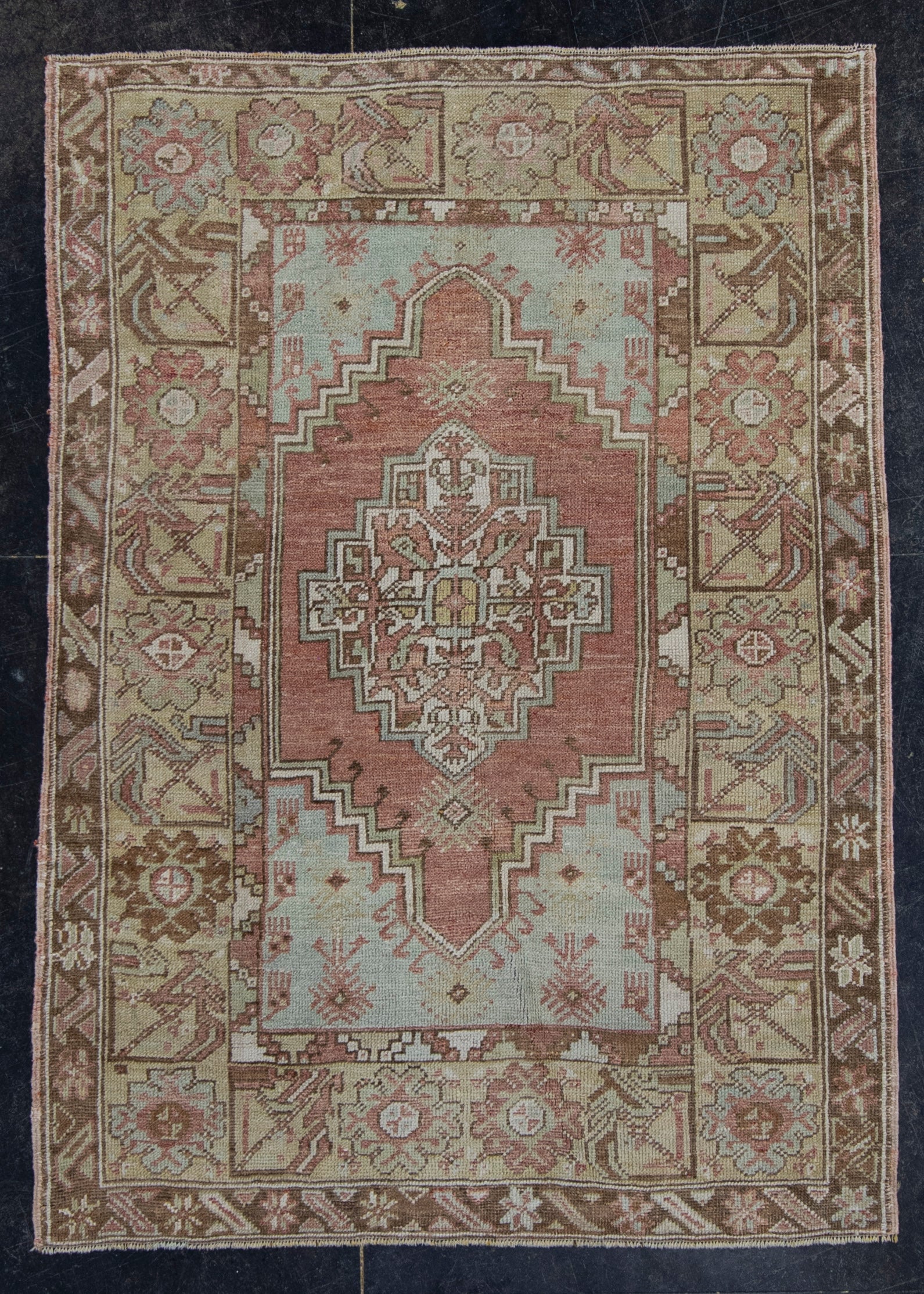 Turkish Anatolian Rug 3'6" x 4'11" #18054