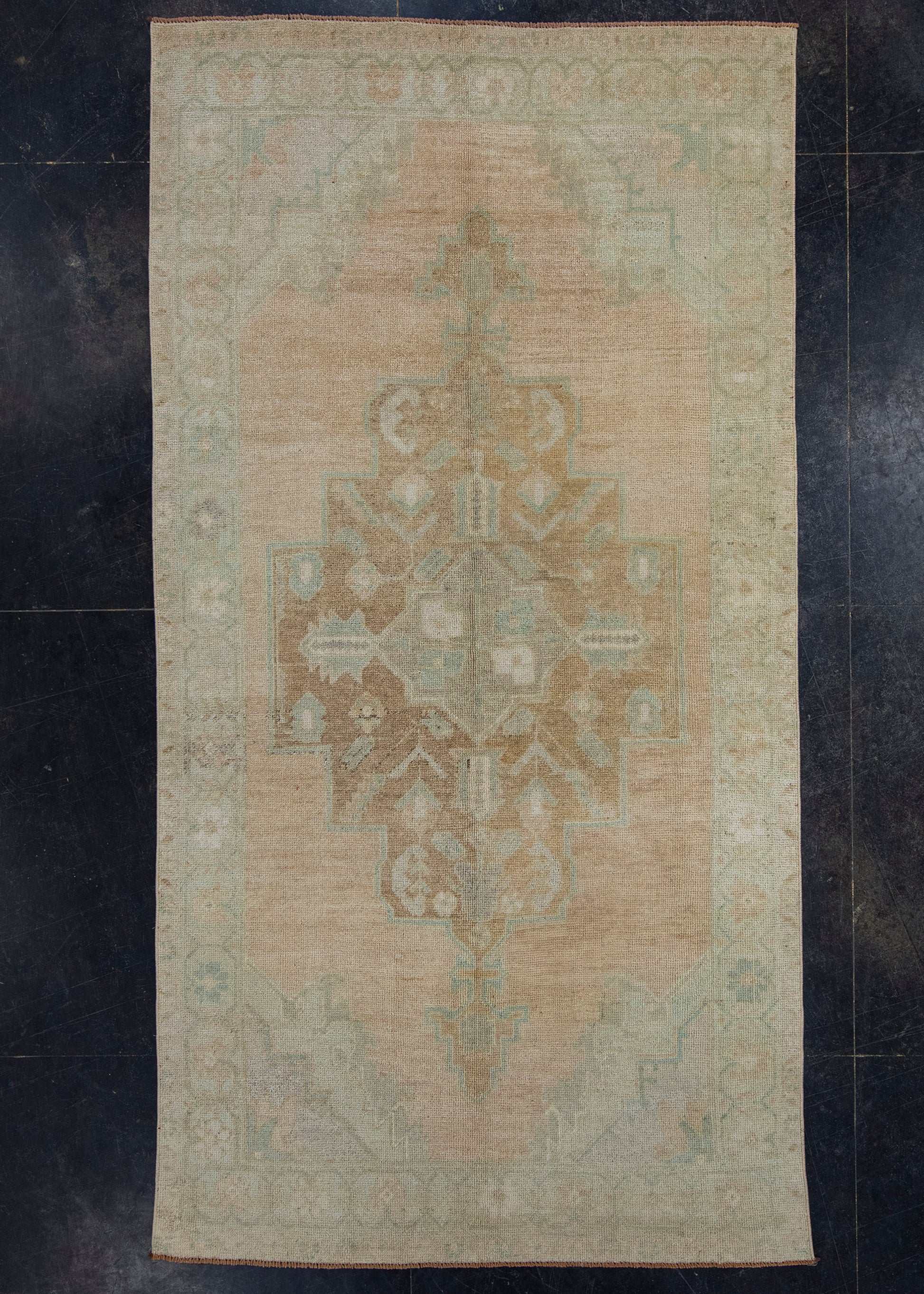 Turkish Vintage Runner Rug 4'4" x 8'3" #17112