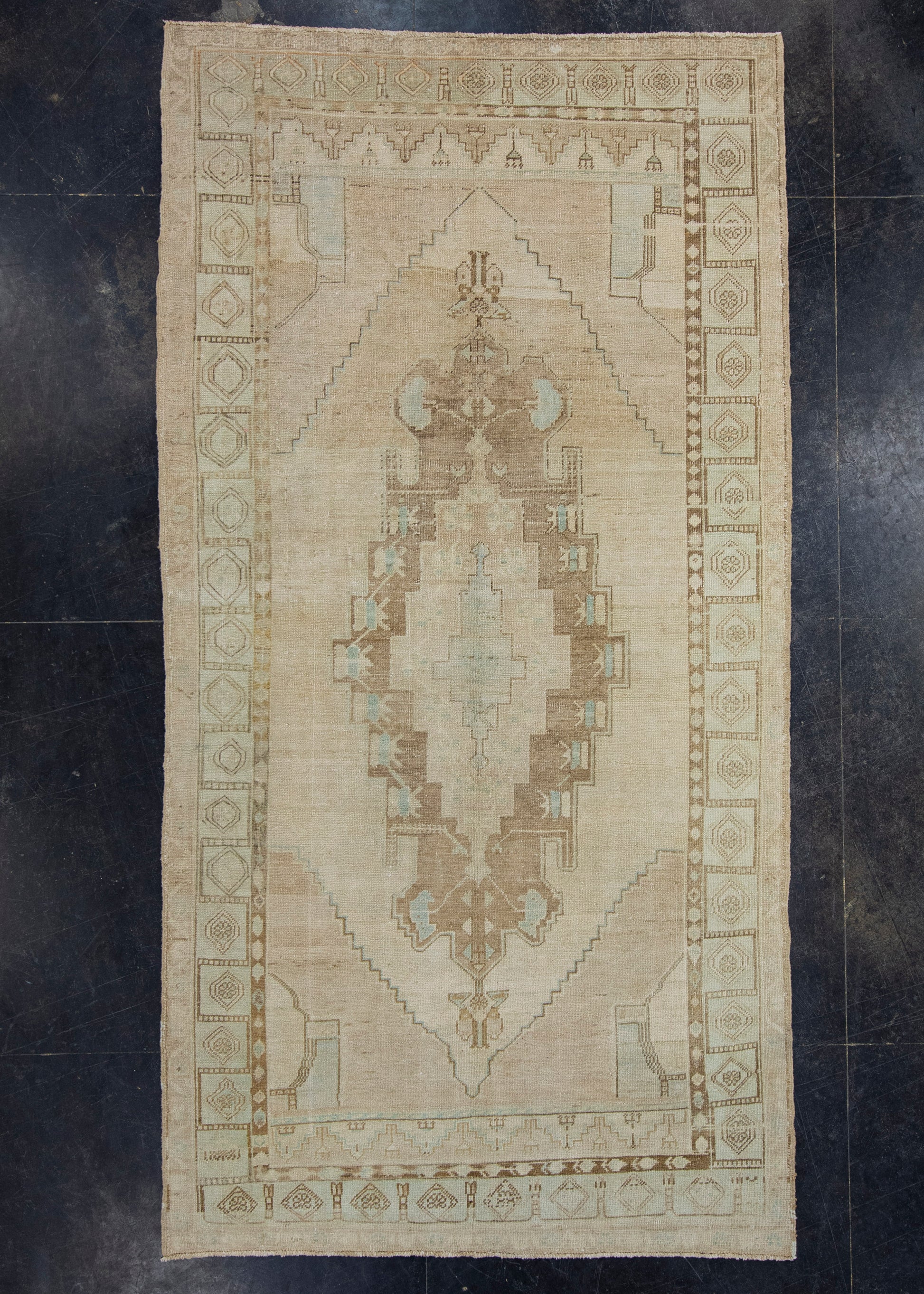 Turkish Vintage Runner Rug 4'5" x 8'7" #17113