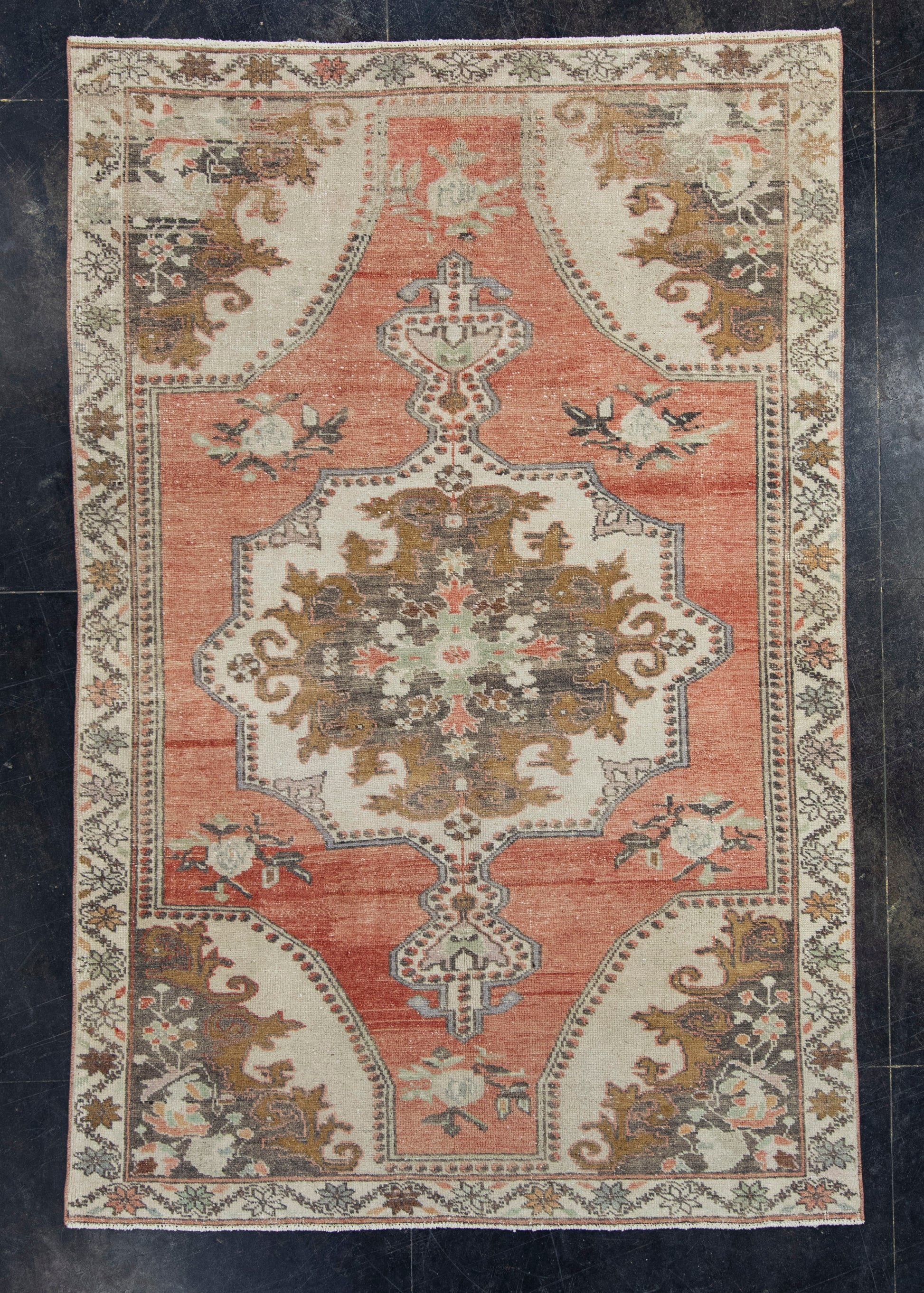 Turkish Vintage Rug 4'9" x 7'3" #17802
