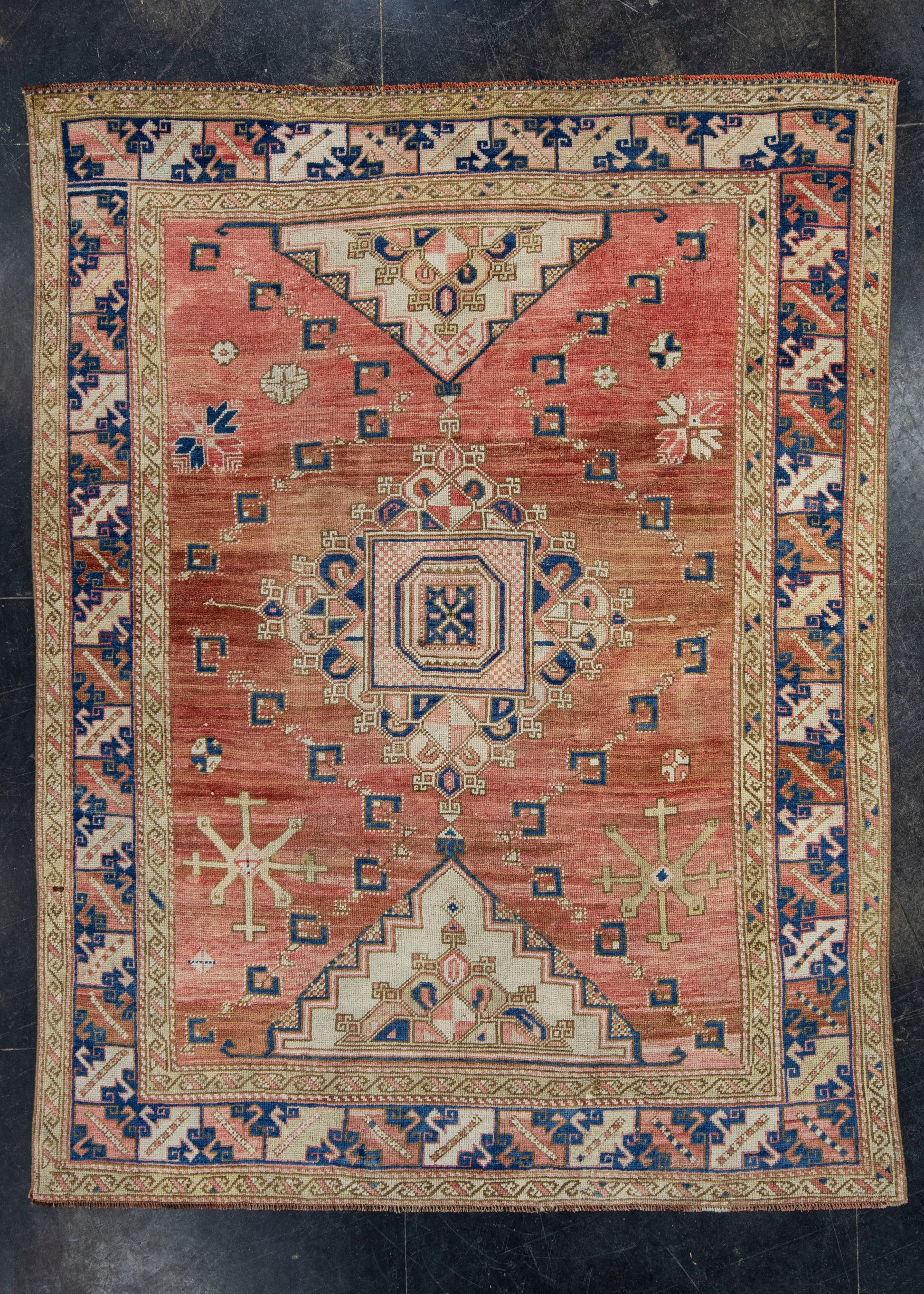 Turkish Vintage Rug 5'8" x 7'5" #17959