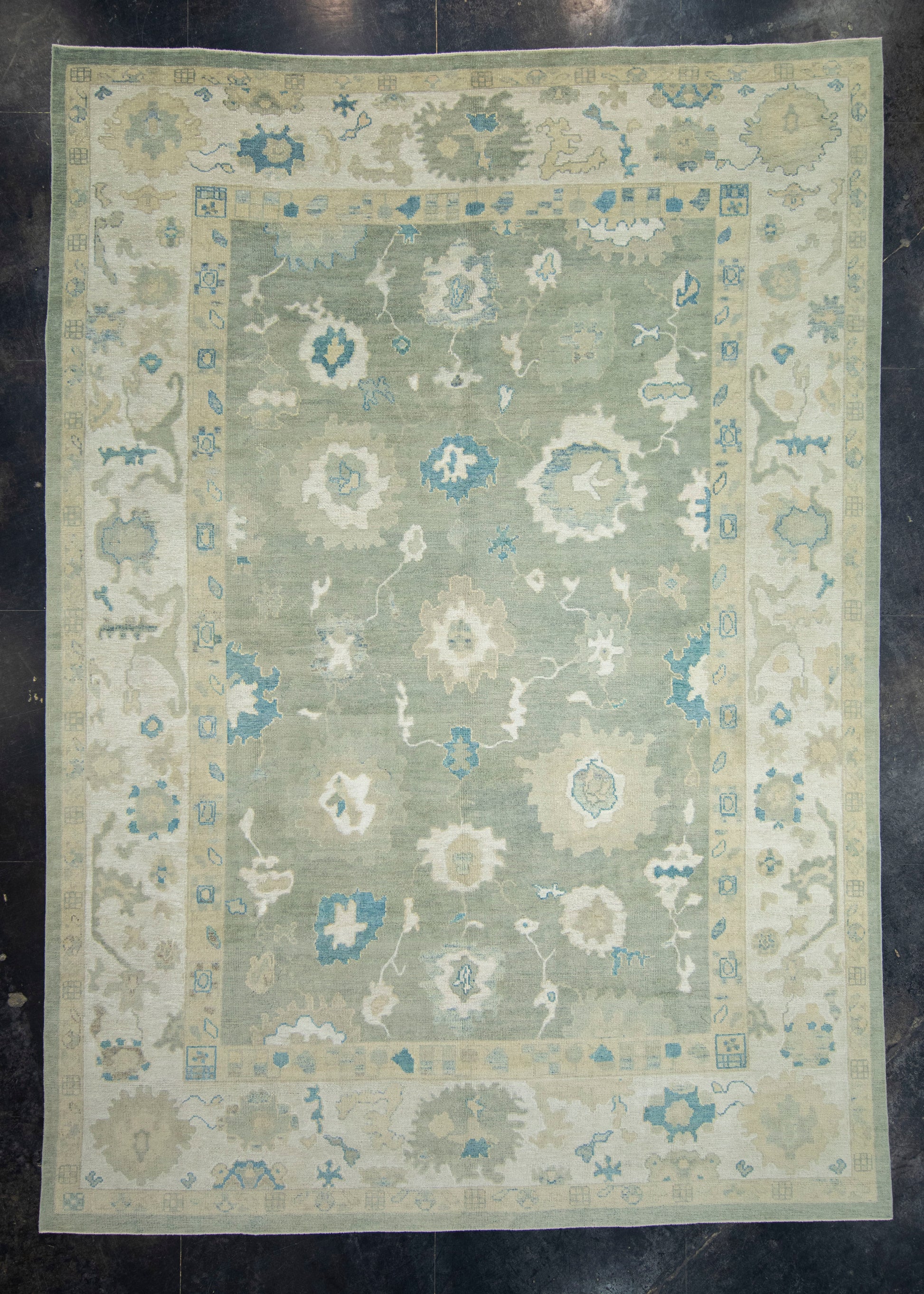 Turkish Oushak Rug 10'1" x 14'1" #18665