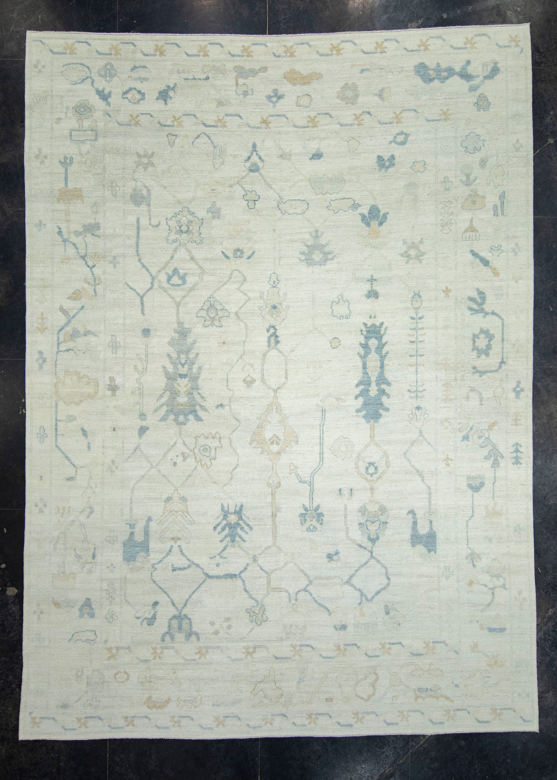 Turkish Oushak Rug 10'2" x 14' #18701