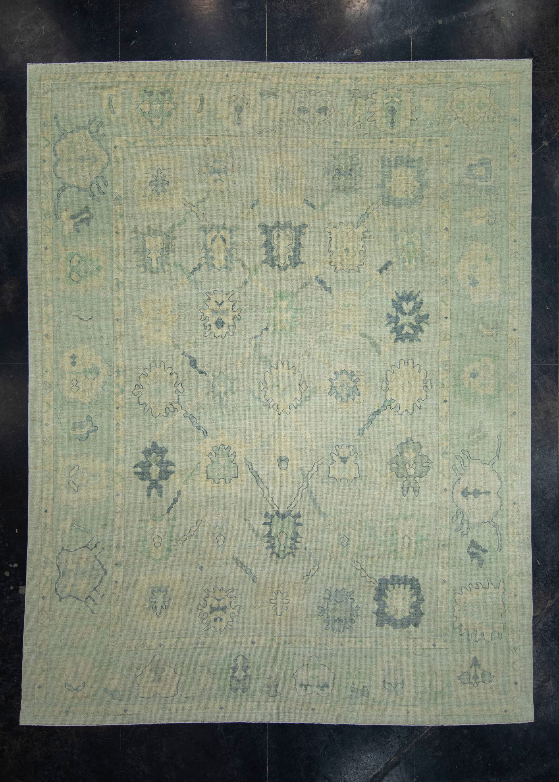 Turkish Oushak Rug 10'4" x 13'5" #18583
