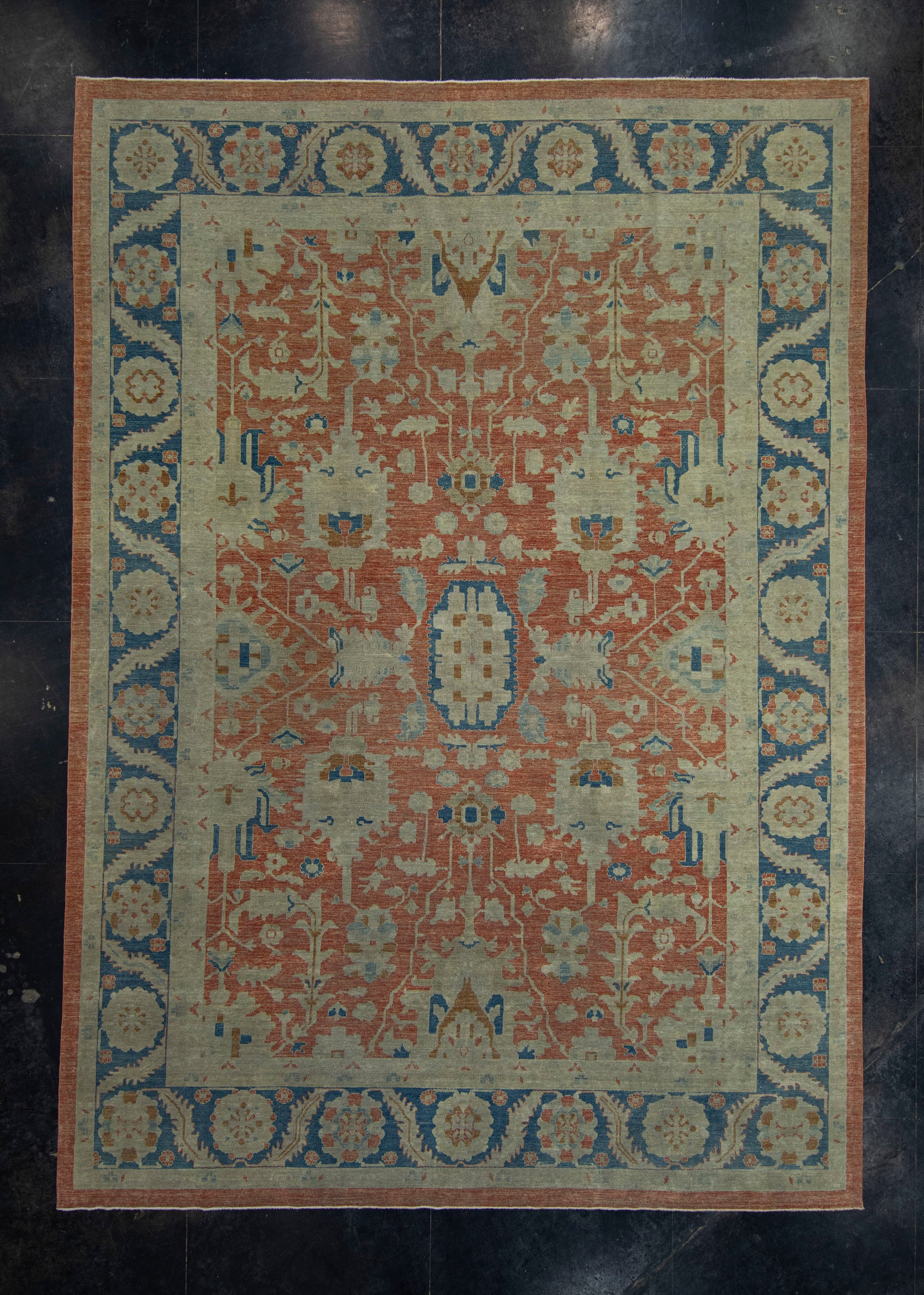 Turkish Oushak Rug 9'11" x 13'11" #18680
