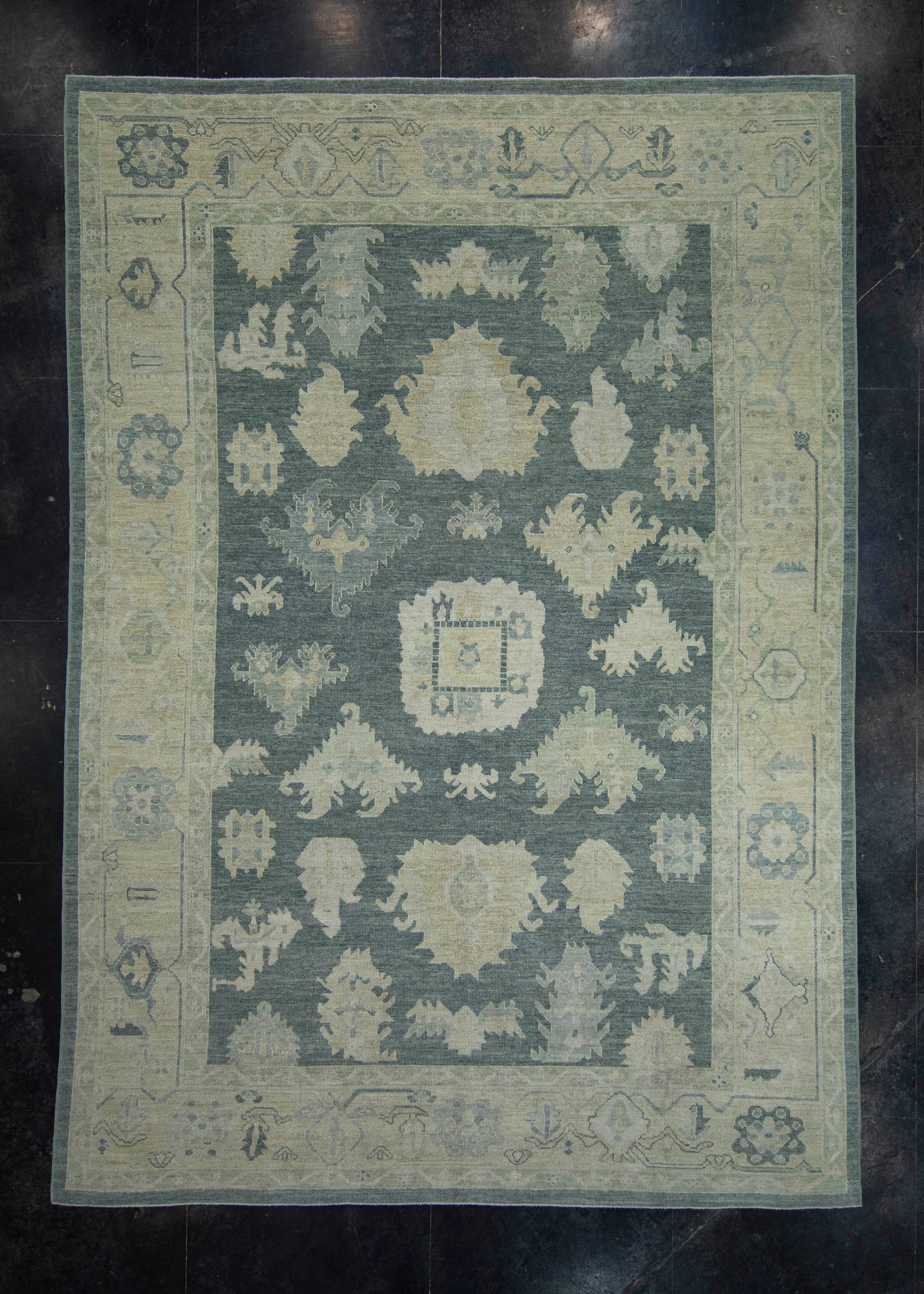 Turkish Oushak Rug 9'9" x 13'11" #18635