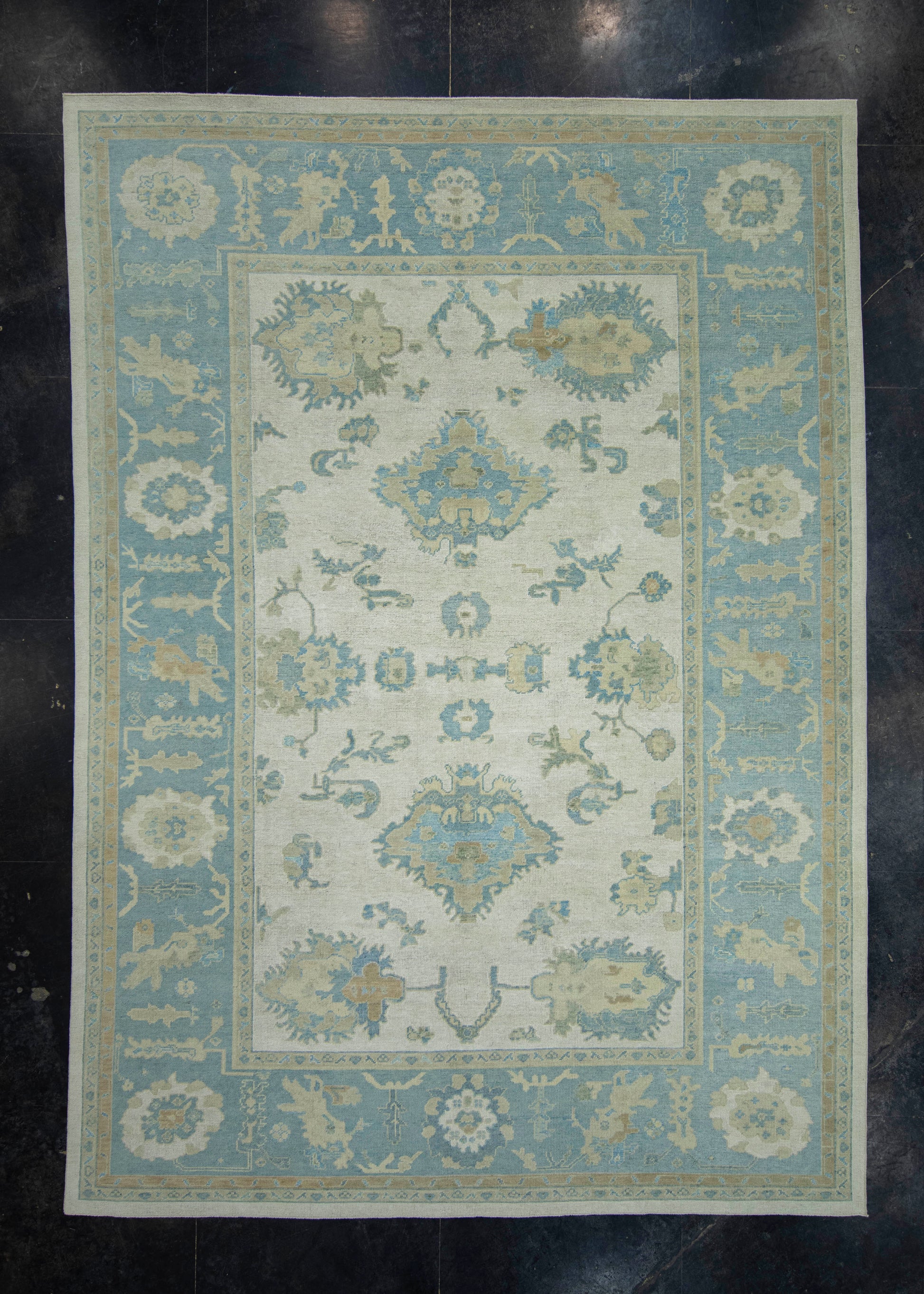 Turkish Oushak Rug 9'10" x 13'9" #18604