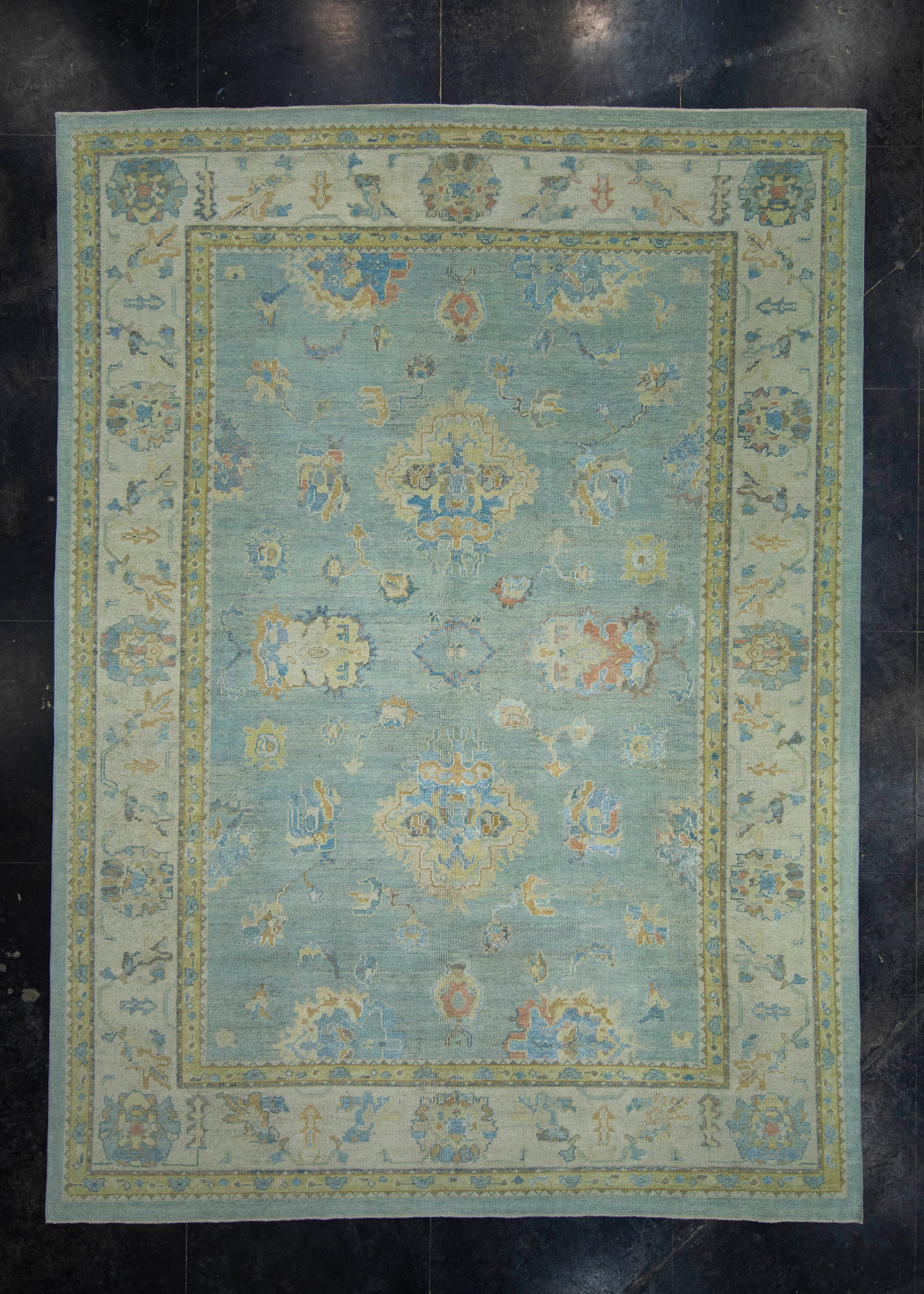 Turkish Oushak Rug 10' x 13'8" #18597