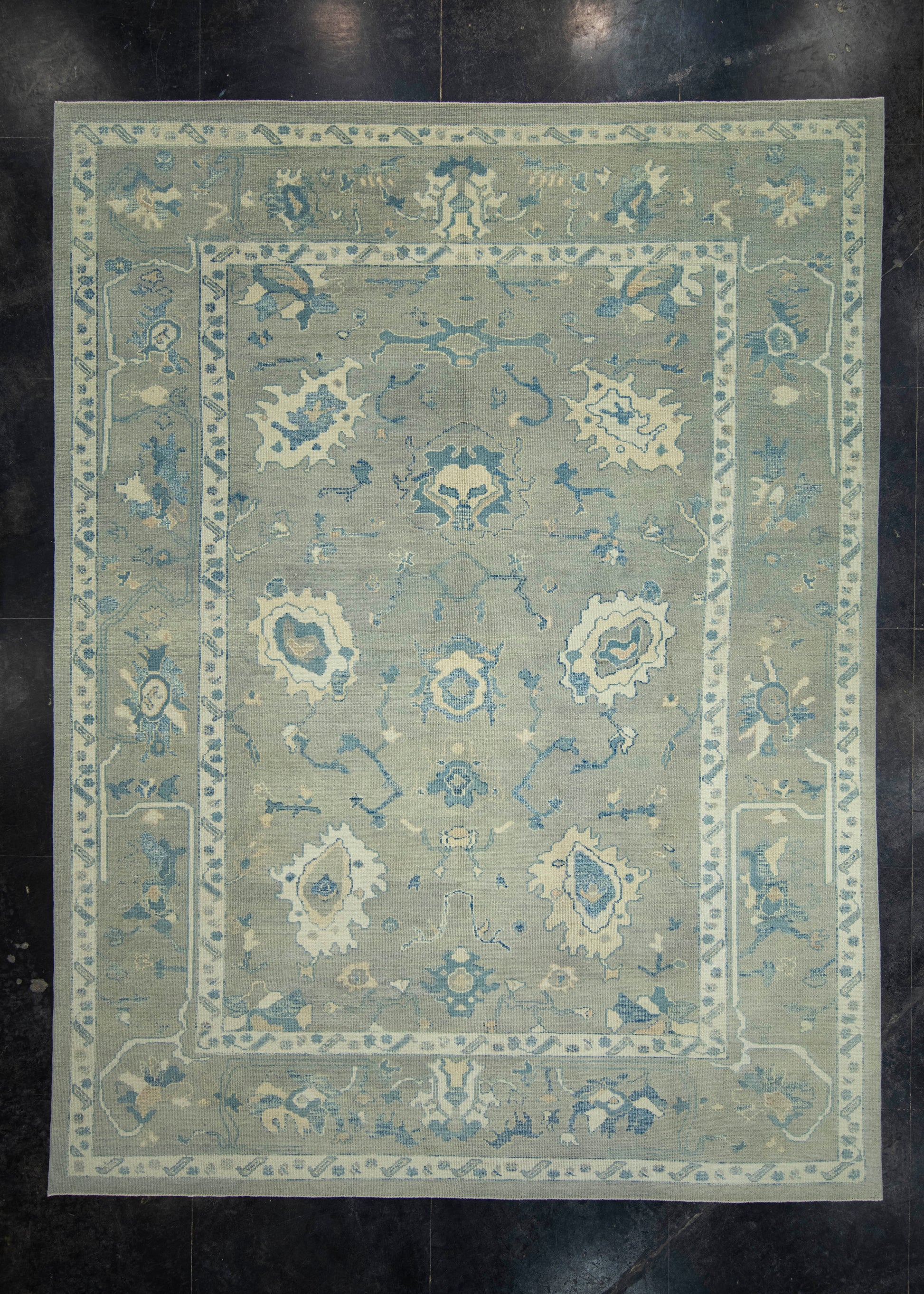 Turkish Oushak Rug 10'4" x 13'7" #18596