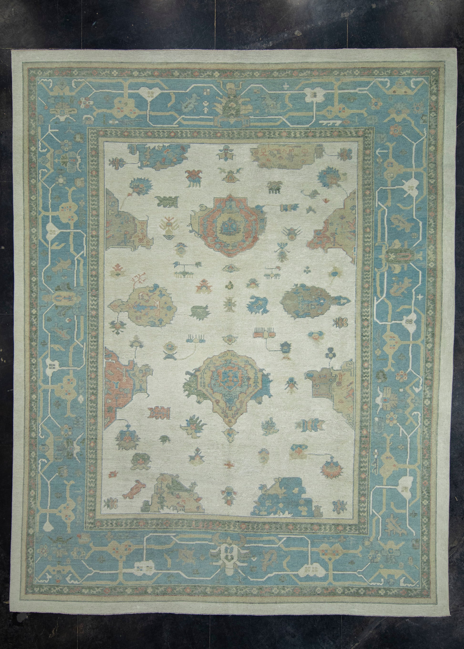 Turkish Oushak Rug 10' x 12'9" #18599